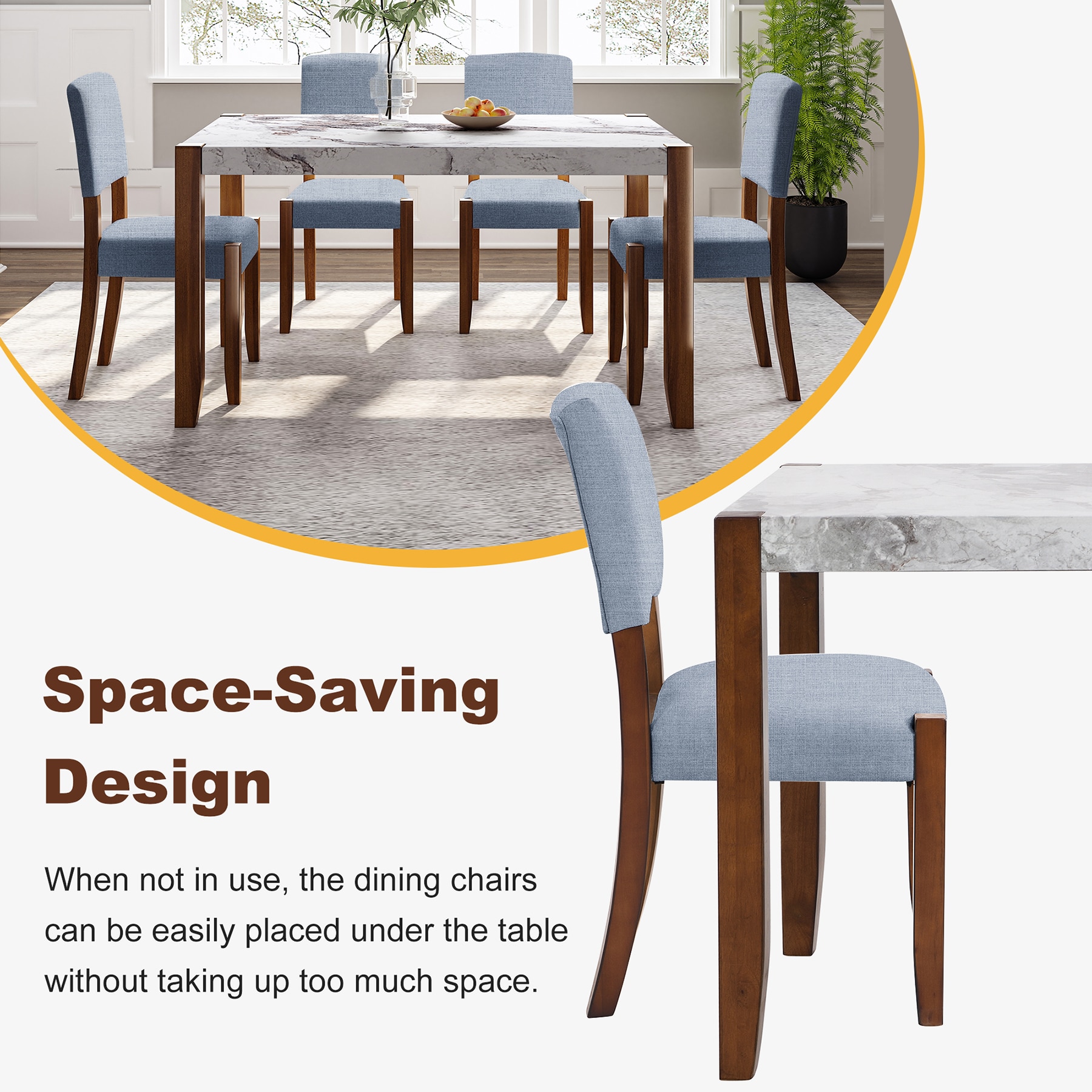 SINOFURN SYA330036WT Dining-Sets - View #6