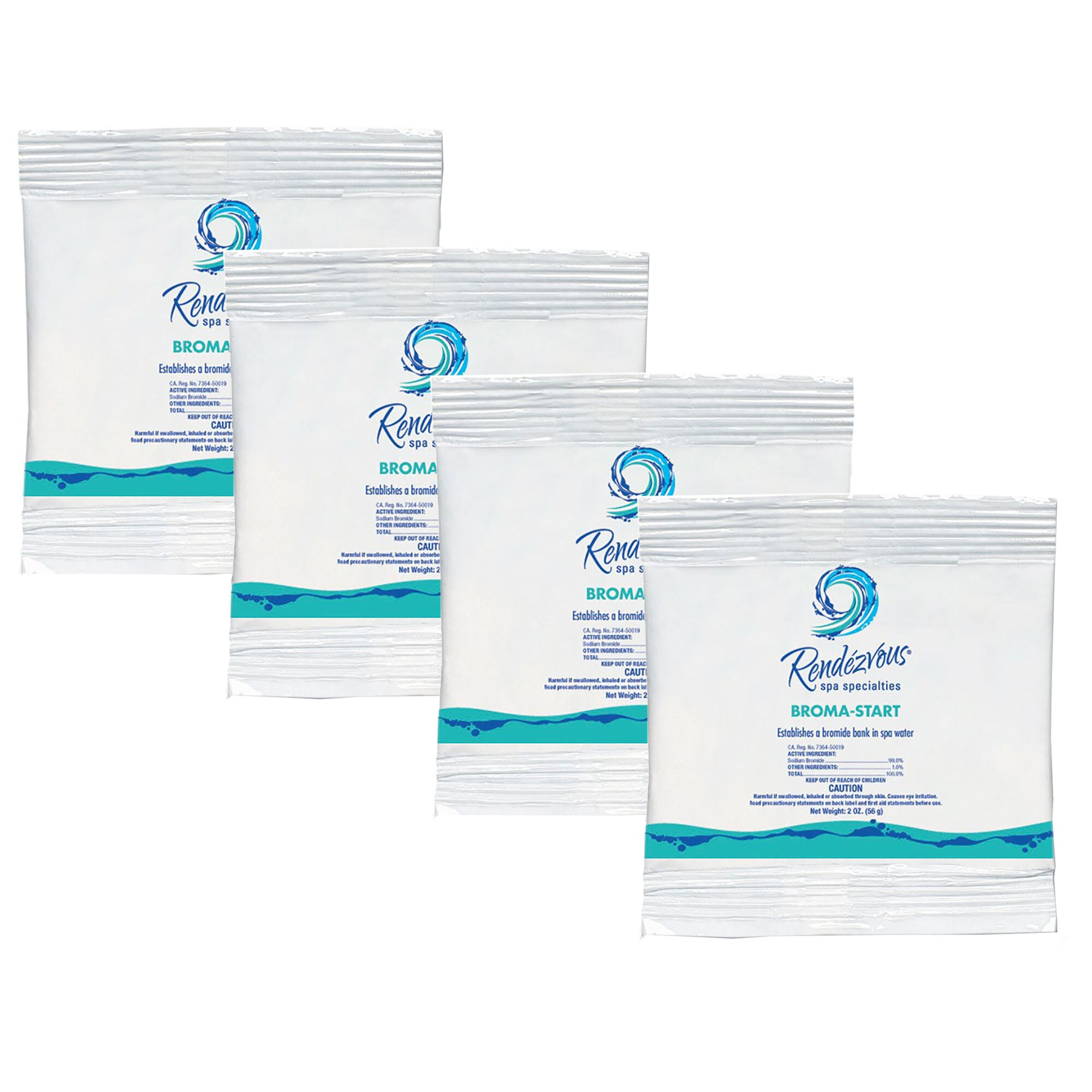 Rendezvous Spa Specialties 102929 Lonza Chemicals Broma Start Spa Solution (4 Pack)