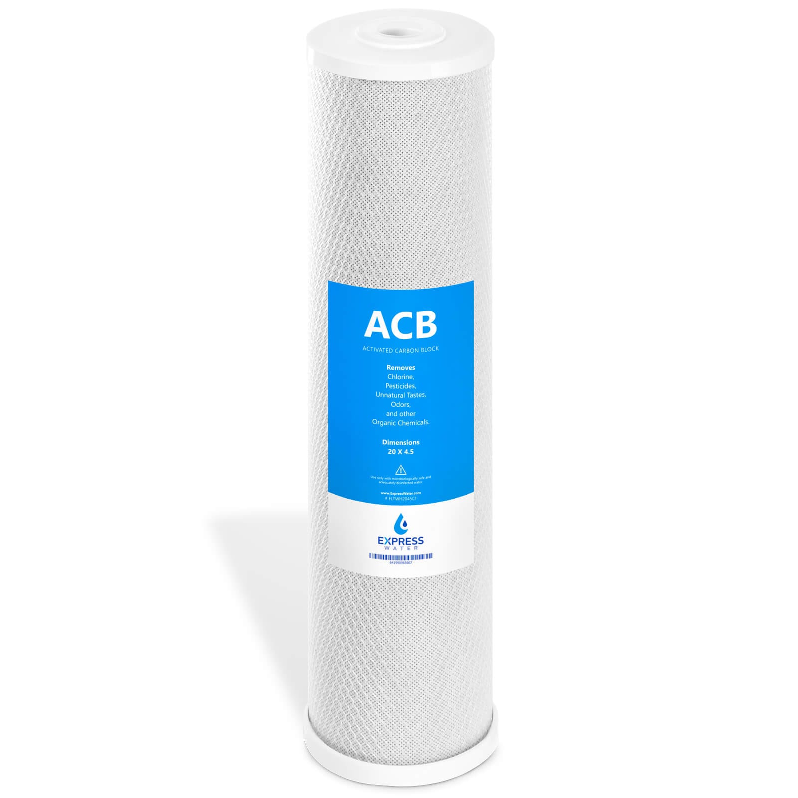 Express Water FLTWH2045C FLTWH2045C Activated Carbon Block Large Capacity Carbon block Whole house Replacement Filter