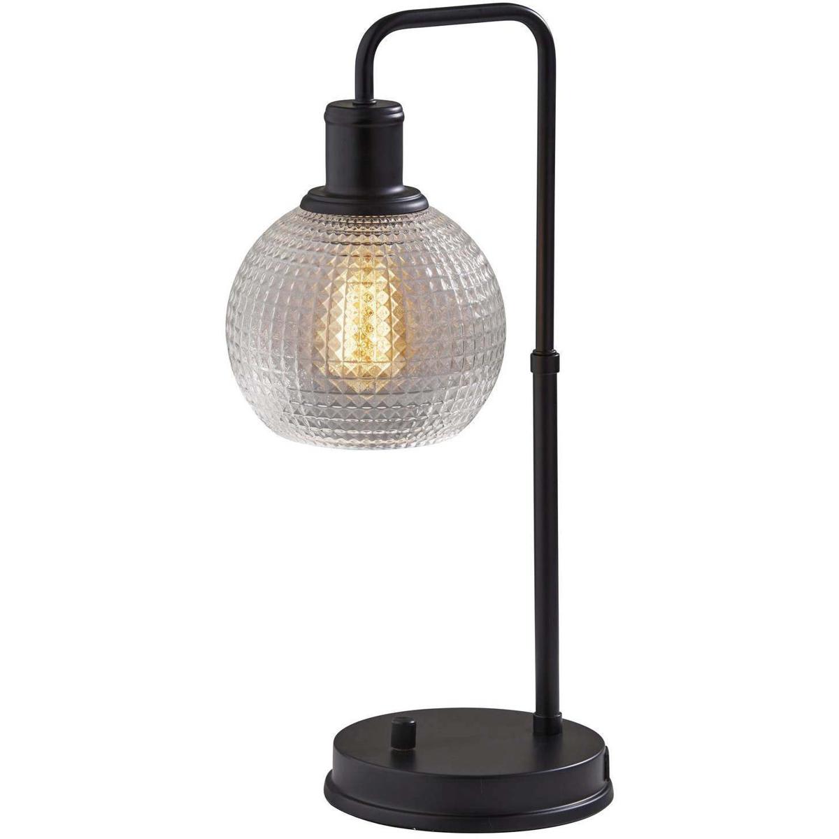 Adesso SL3711-01 Barnett 205 inch 40 watt Black Table Lamp Portable ...