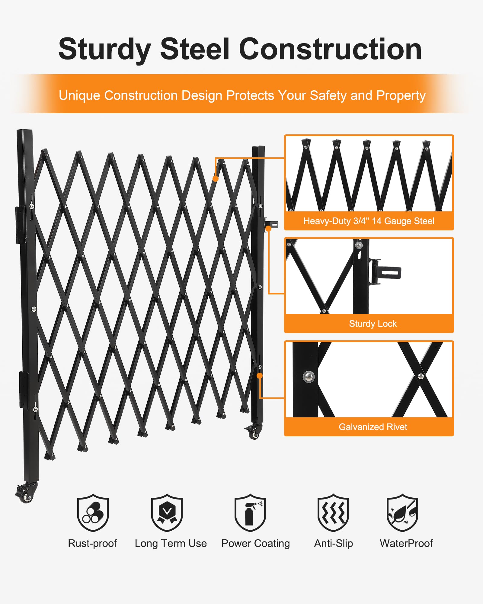 Garvee YMLS-M92XRJ4F Deck-Railing-Gates - View #3
