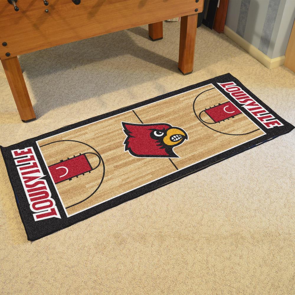 Louisville NCAA -1798 Plush Throw Blanket - 46 x 60 inches - Cardinals 