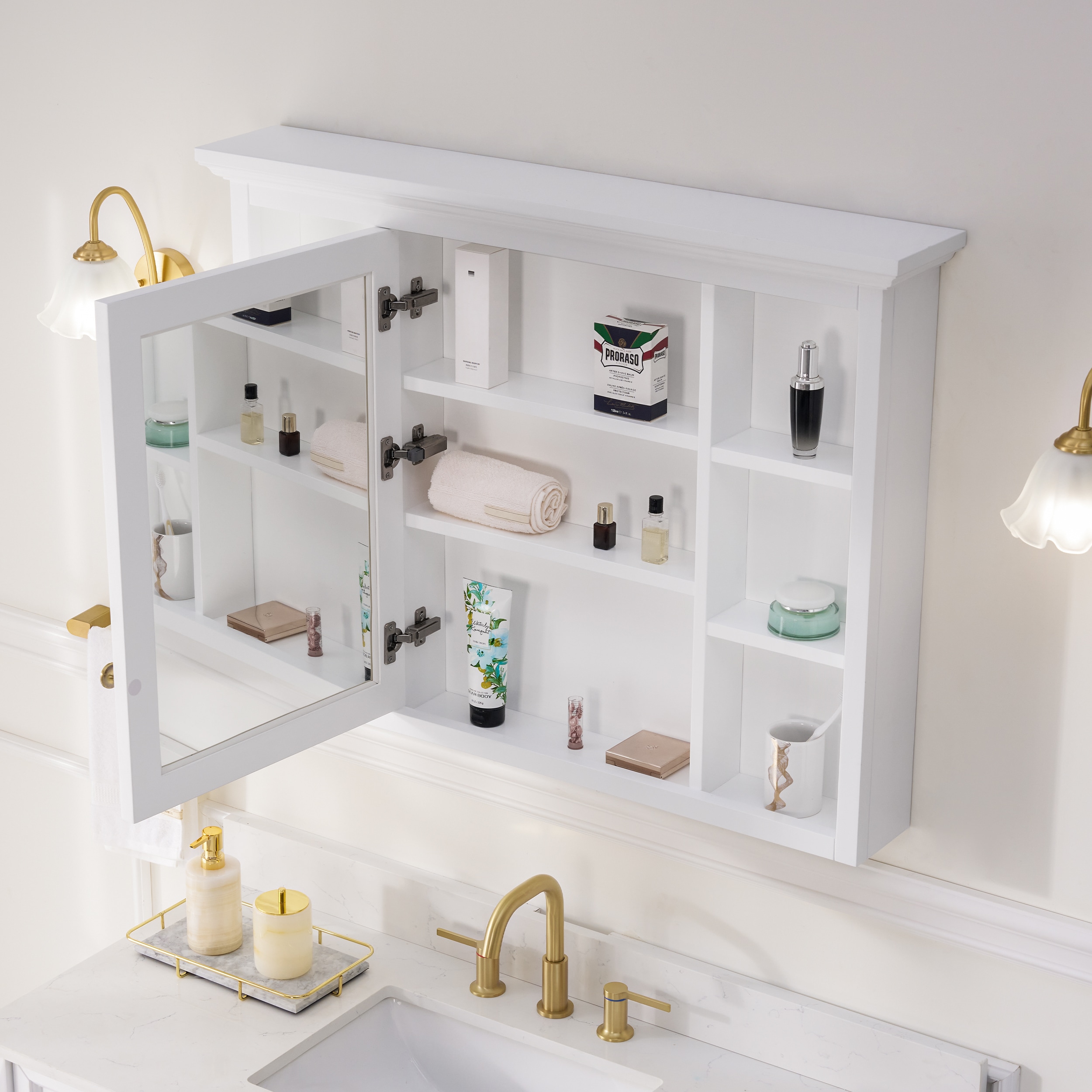 WELLFOR EX-5MC2432LRY Bathroom-Medicine-Cabinets - View #3