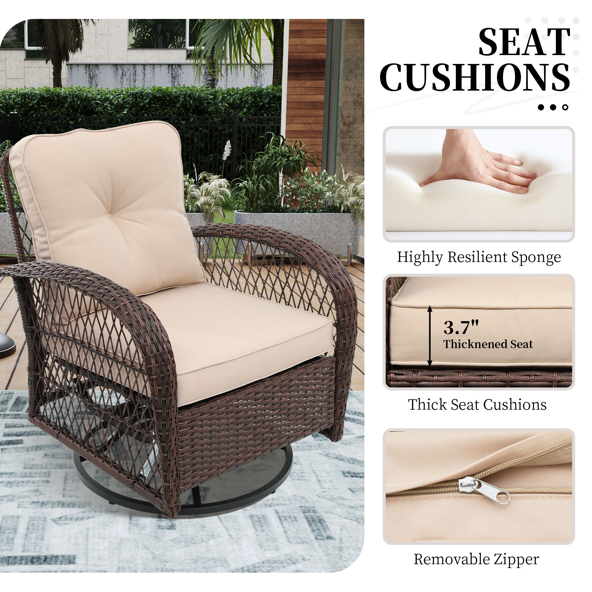 UPHA PL-Y9-6PC-Z1 Patio-Chairs - View #3