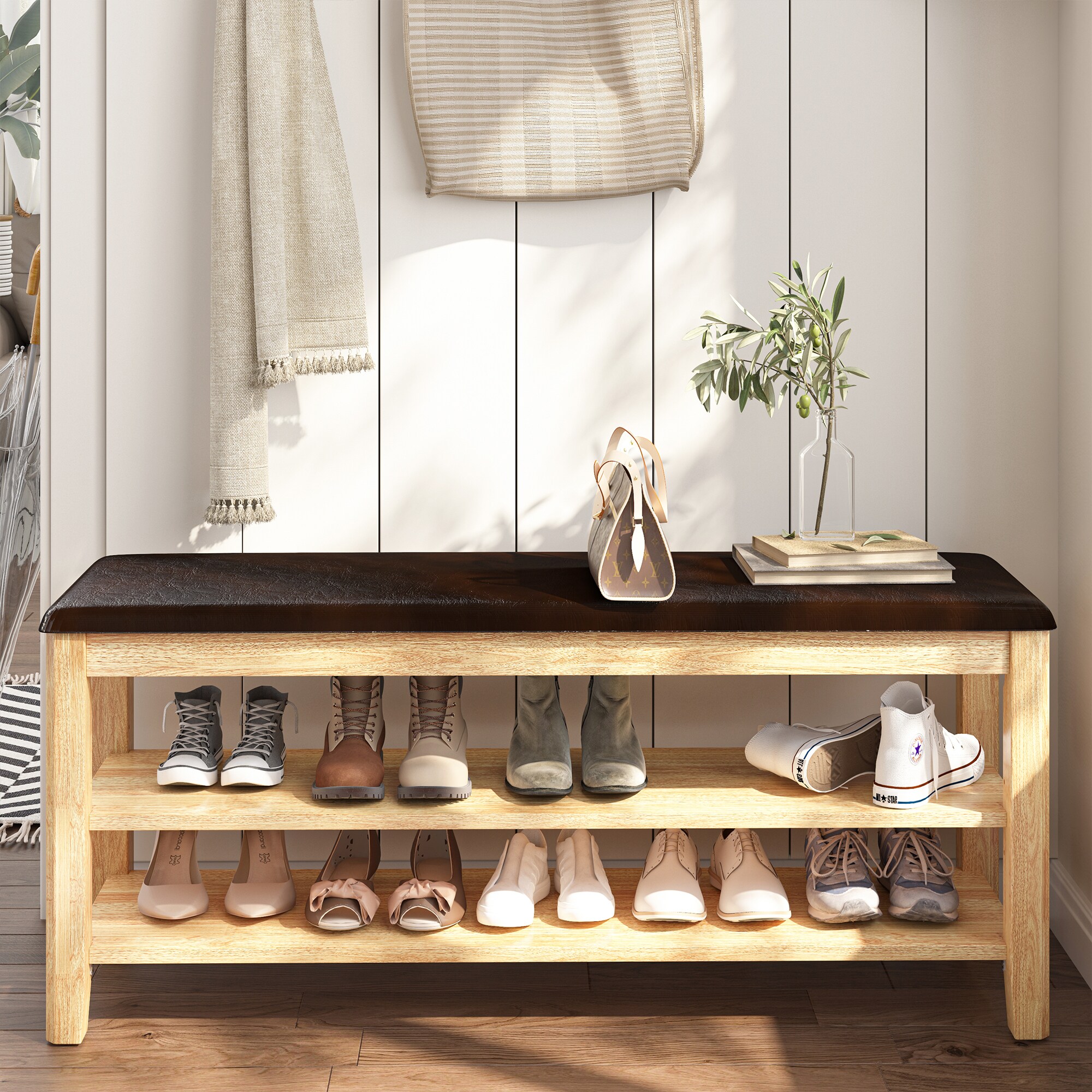 FurniFusion SF-R-XD-BR Shoe-Racks - View #3