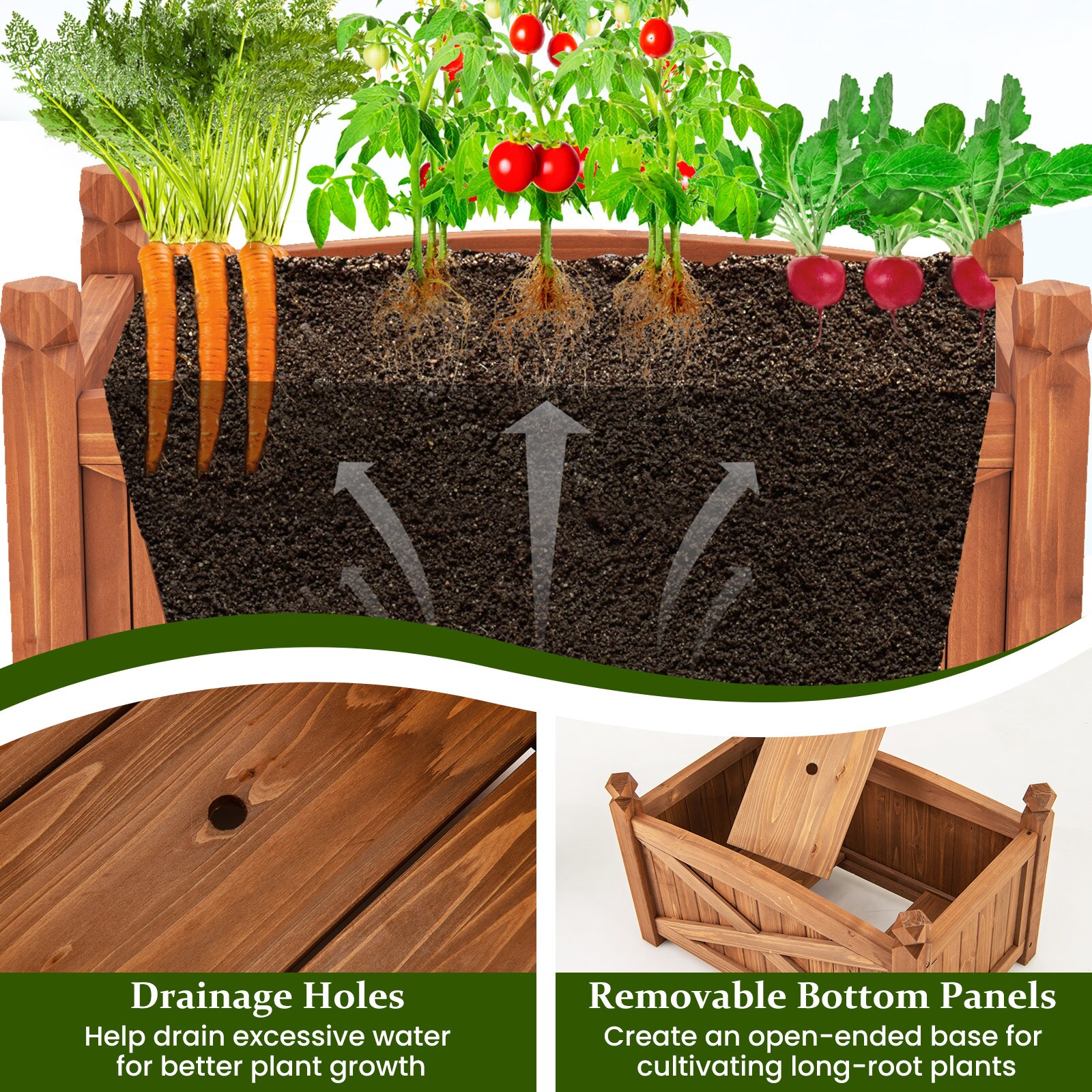 Poinic CWZT4349CF Raised-Planter-Boxes - View #3