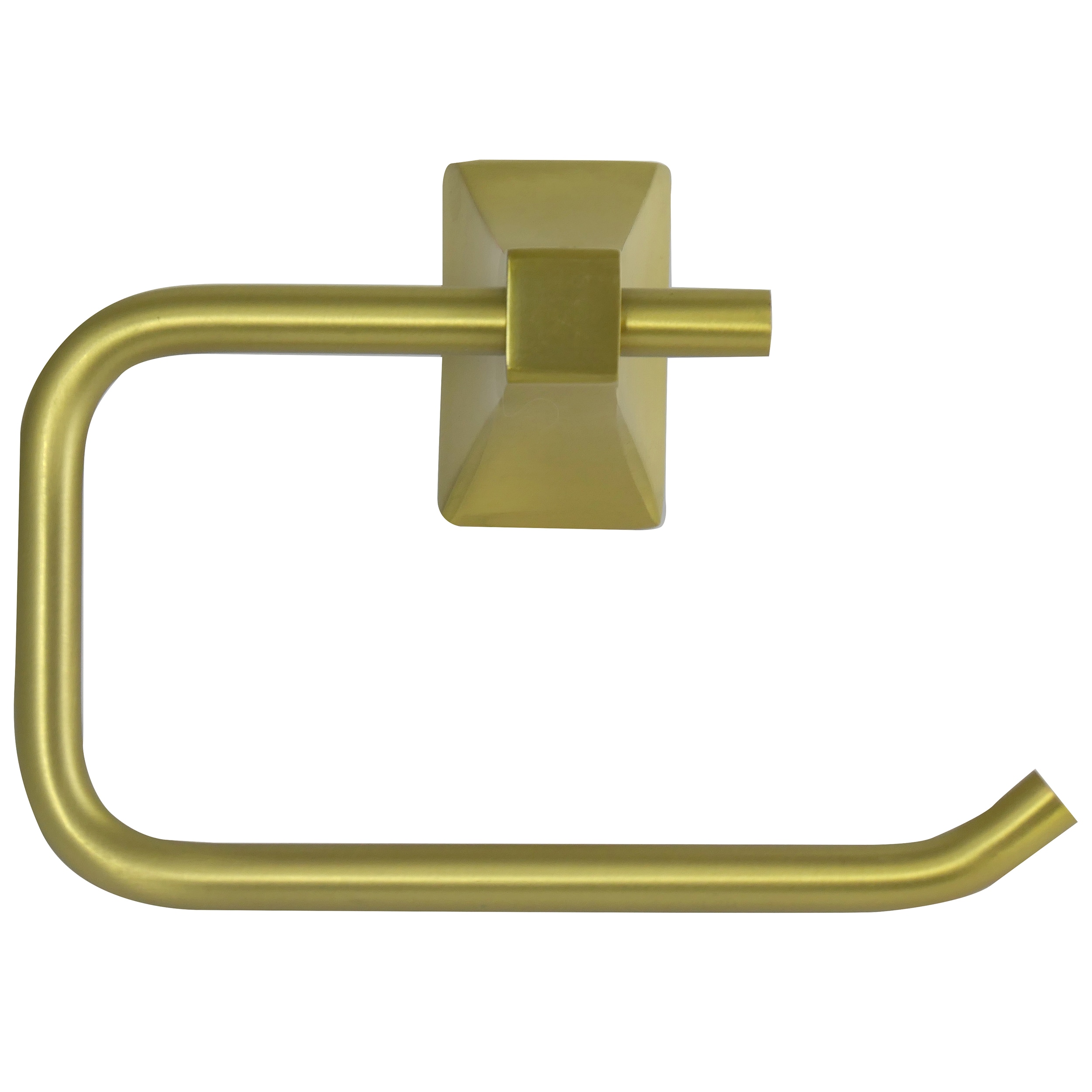Paradise Bathworks 64304 Shangri-La Satin brass Wall mount Single post Toilet Paper Holder 1 -Rolls