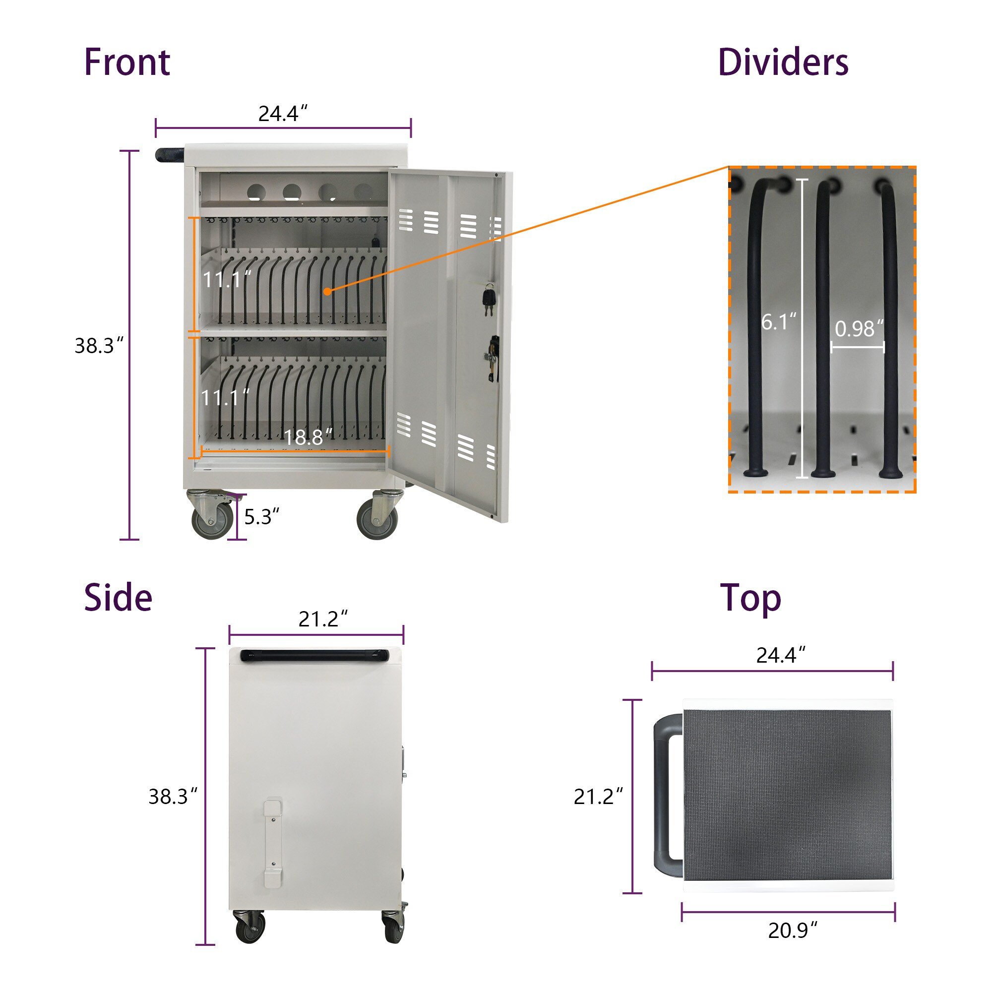 GDFStudio 344113 Filing-Cabinets - View #4