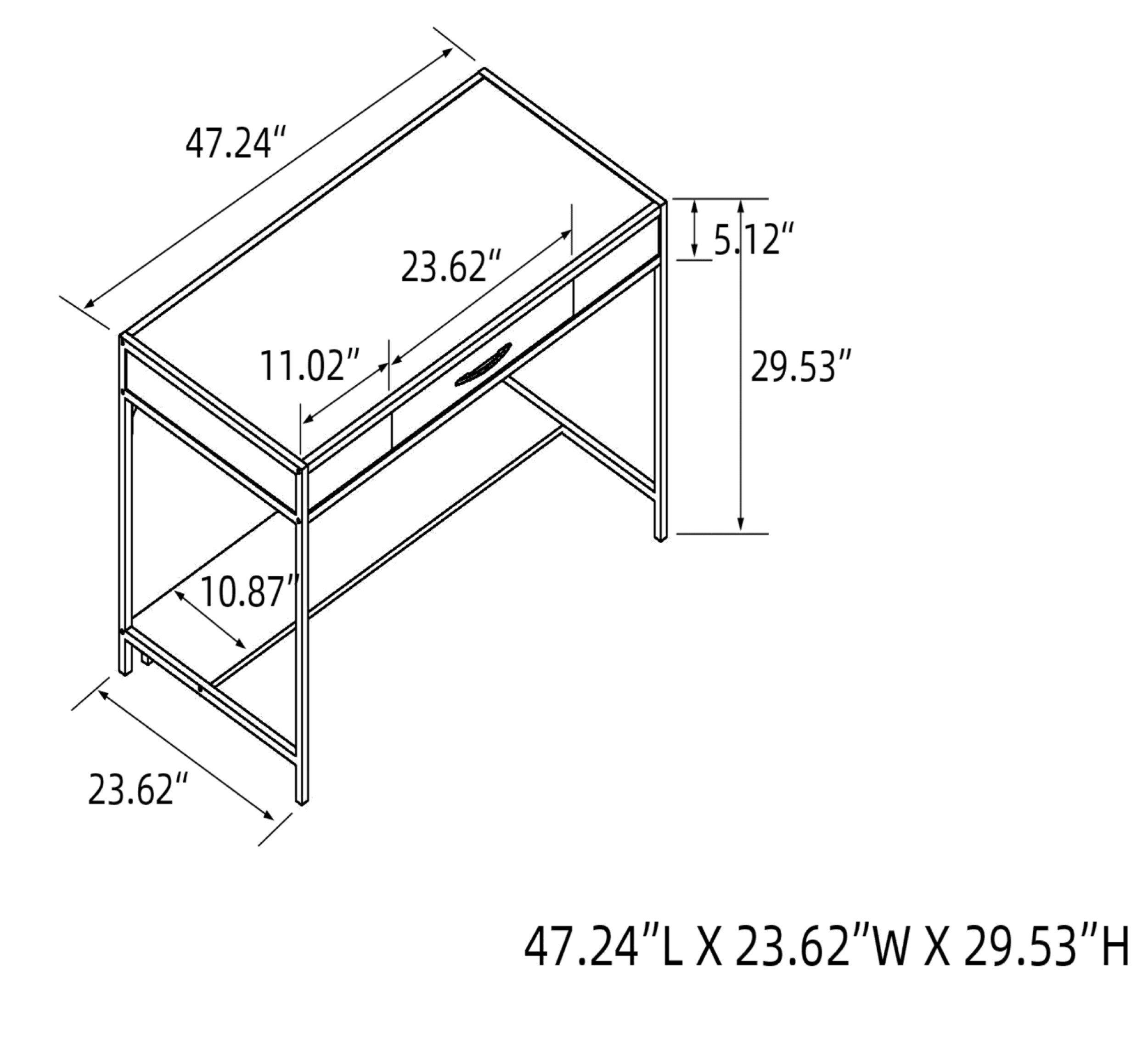 CASAINC WF-CD-060-LA desks - View #2
