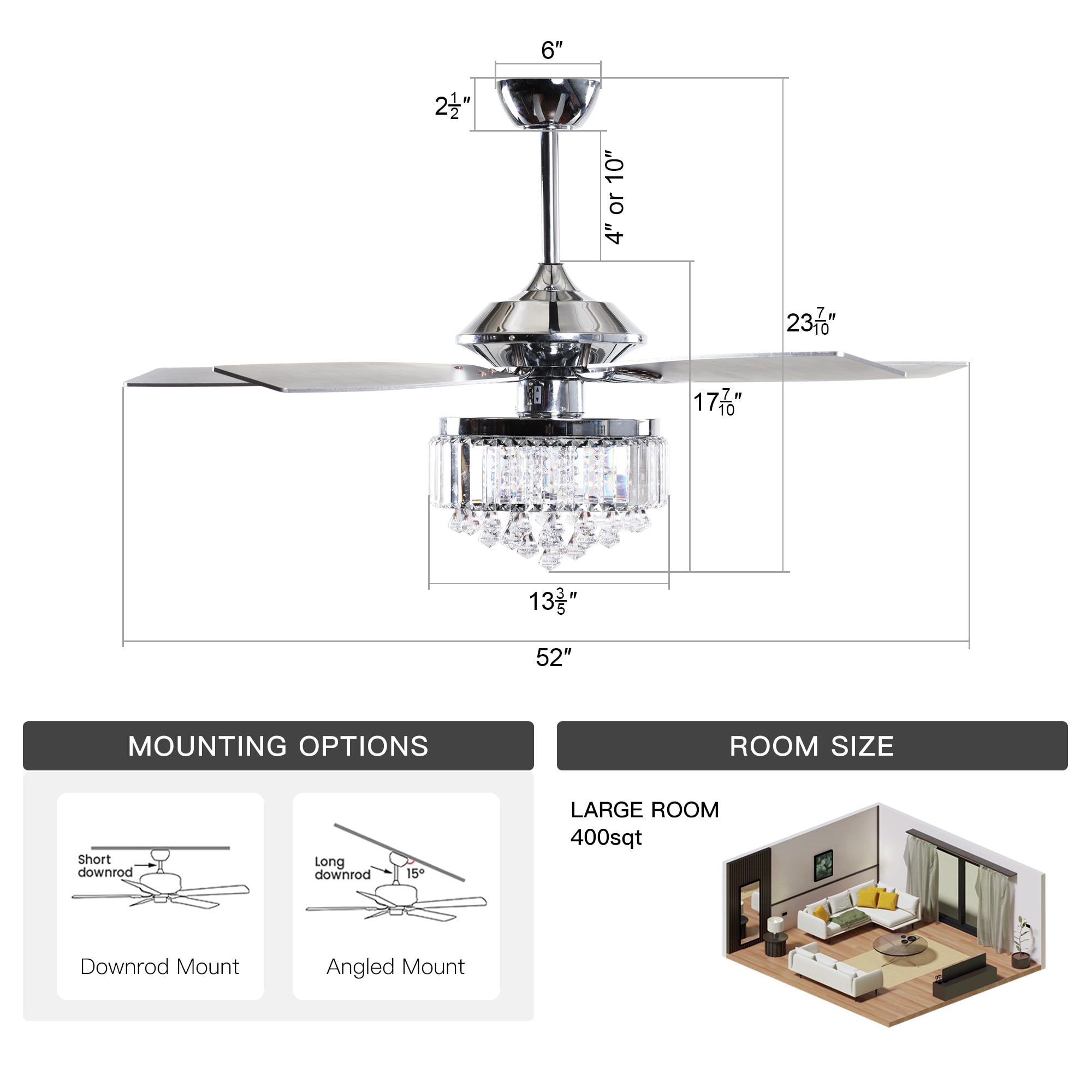 Matrix Decor MDF6252110V Ceiling-Fans - View #8