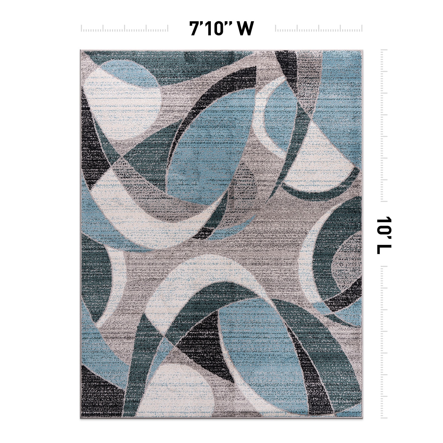 World Rug Gallery 393BLUE8X10 rugs - View #3