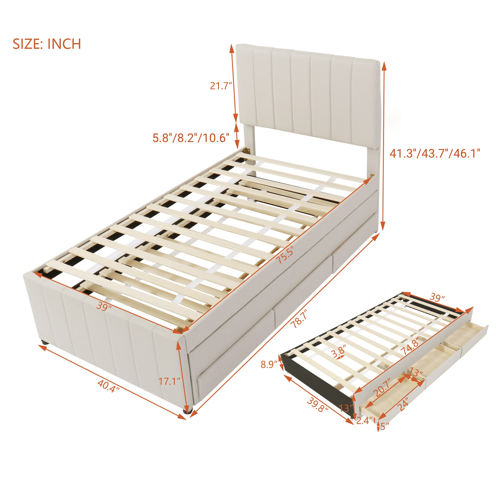 ModernLuxe L3P-SF000049AAA beds - View #13