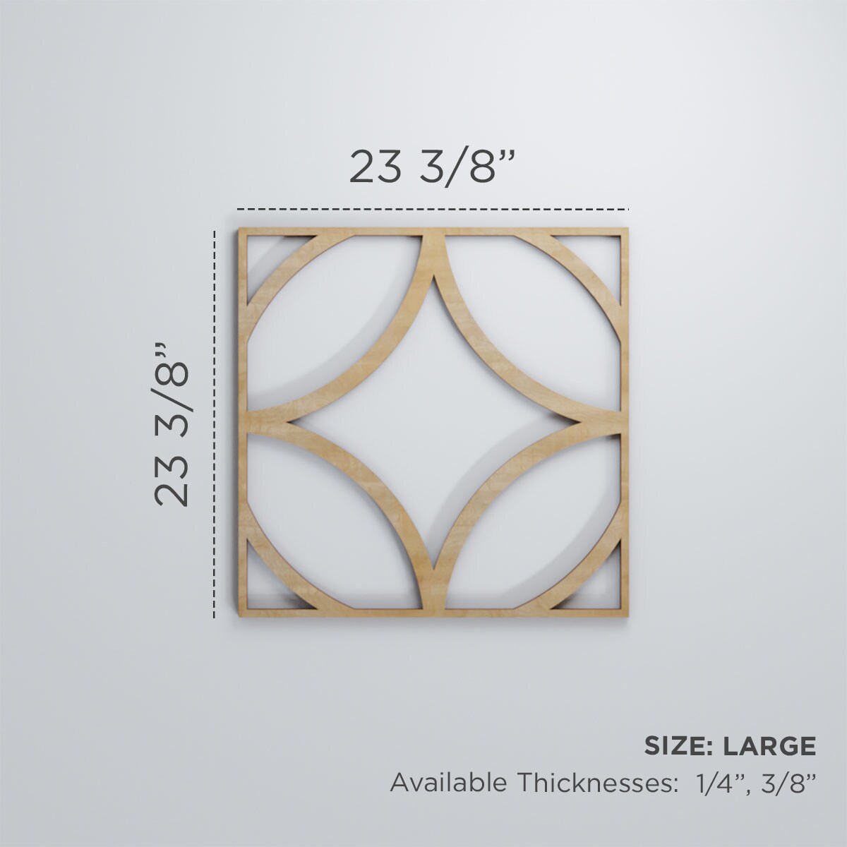 Ekena Millwork WALW24X24X0375CROWA Wall-Panels - View #3