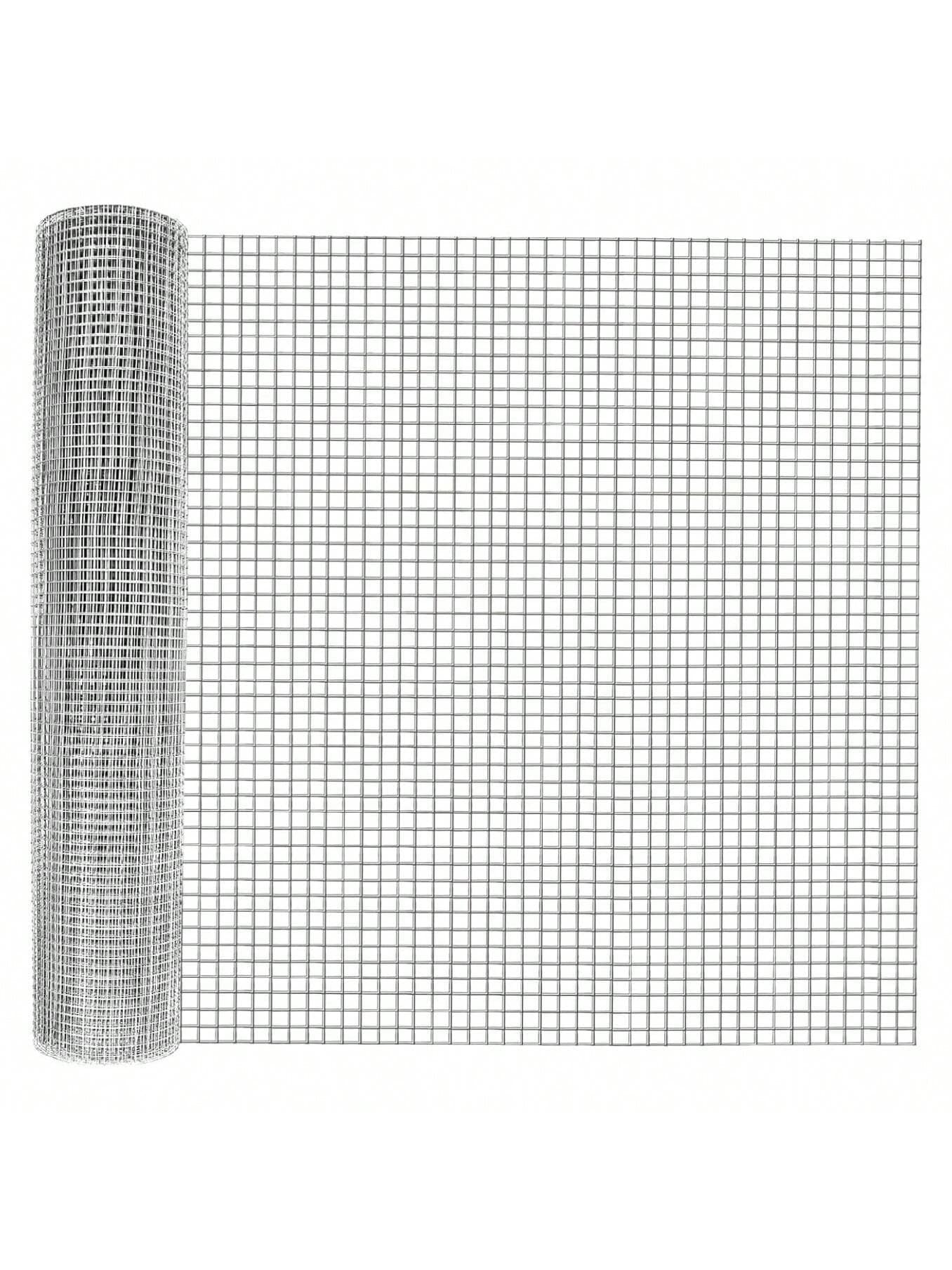 Qeetex BY-PPG-33D89SWR Silver 3ft x 100ft Hardware Cloth - Heavy Duty Galvanized Chicken Wire Mesh Roll – Poultry Netting and Chicken Wire Fencing Hot-Dipped After Welding For Chicken Coop Rabbit Cages and Garden Fencing