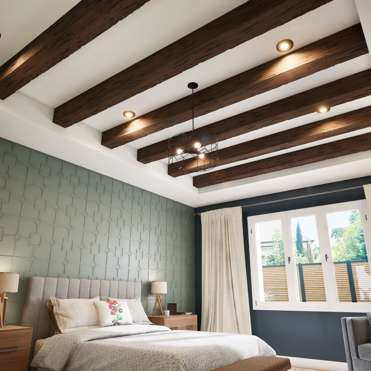 Ekena Millwork BMPC2C0040X120X192ZD Faux-Beams - View #8