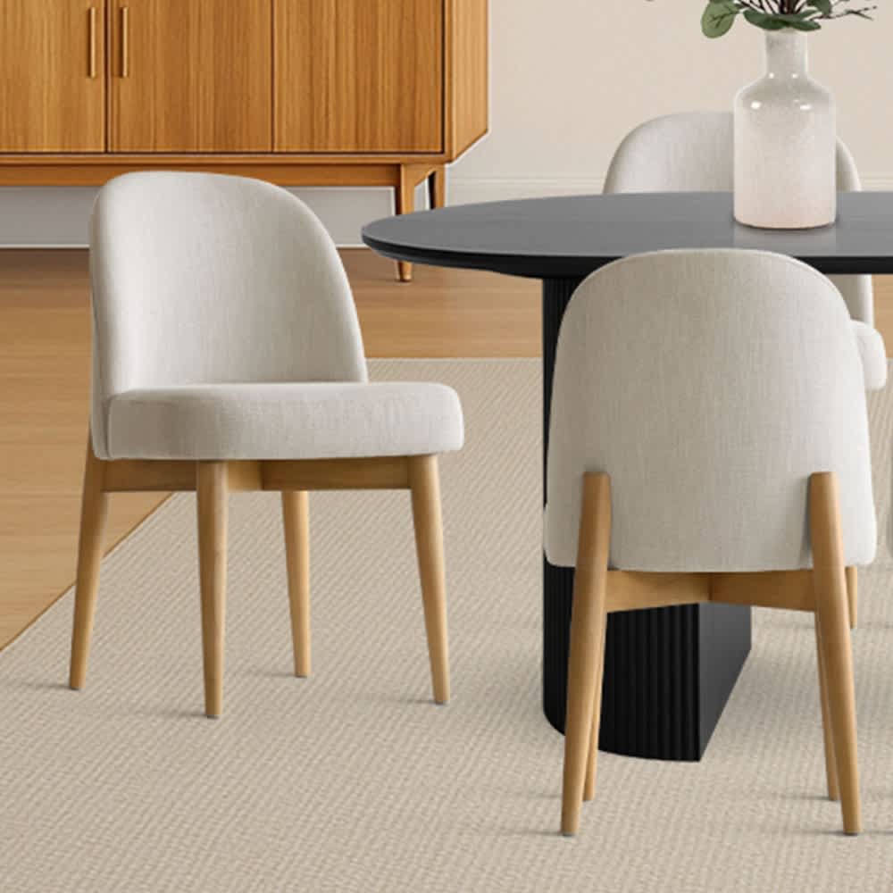 Maison Boucle DWEN-BK+HAVANABEIGE8 Dining-Sets - View #2