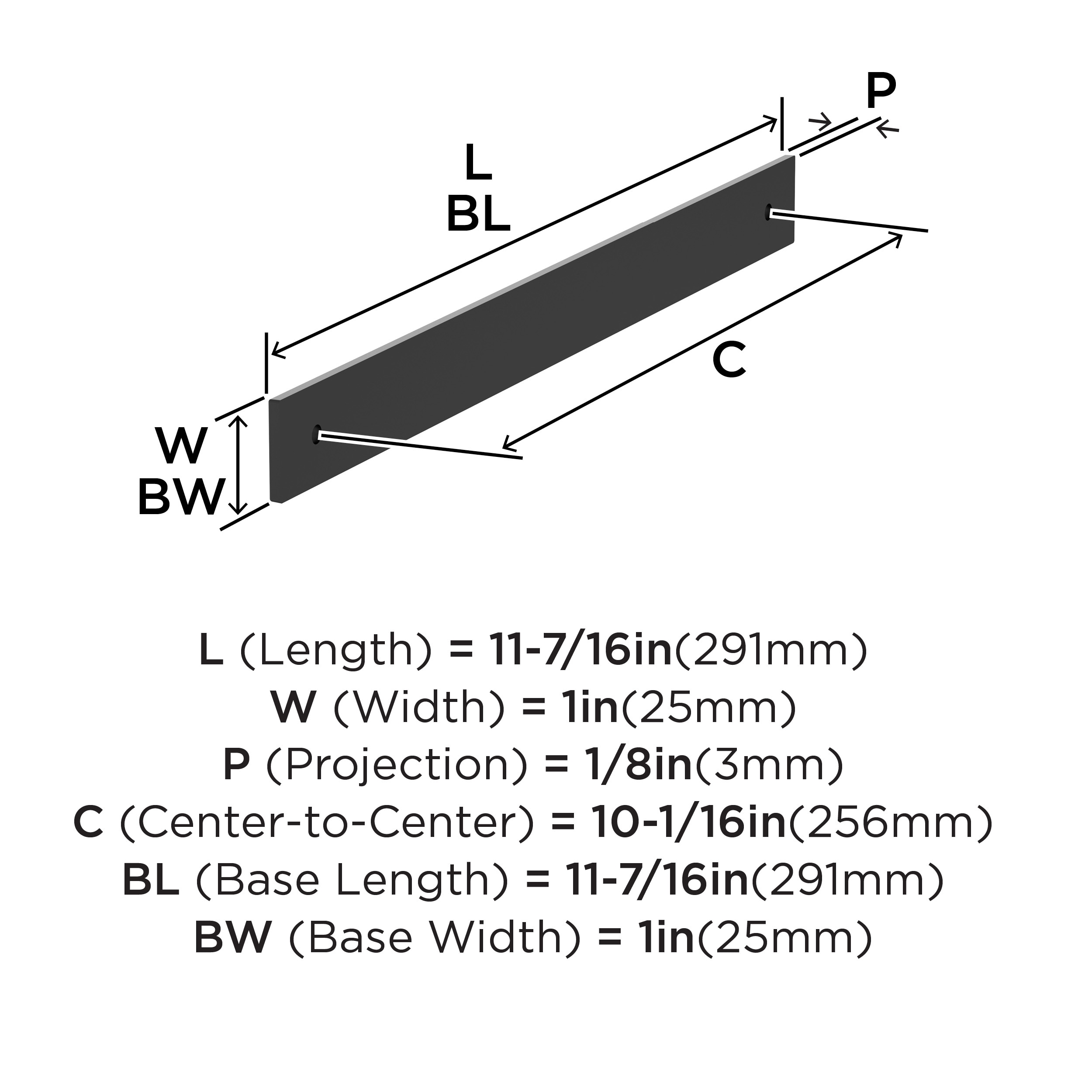 Amerock BP37767MB Drawer-Hardware - View #4