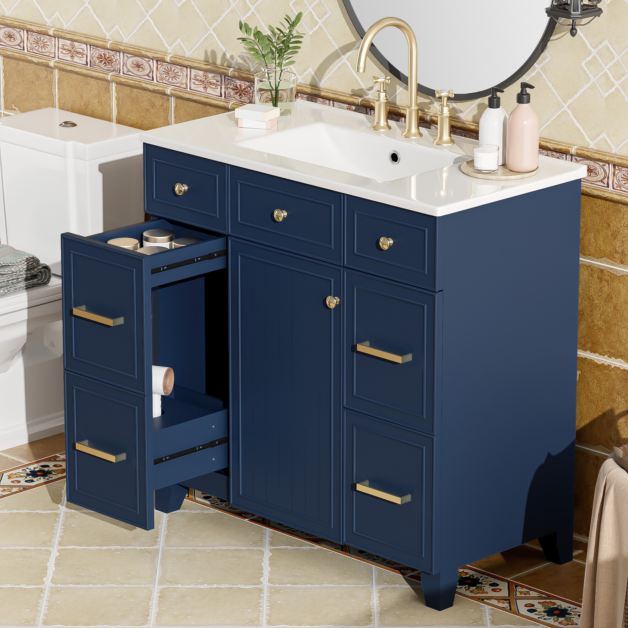 Iseryn YSG663CP255 Bath-Vanity-Combo - View #9