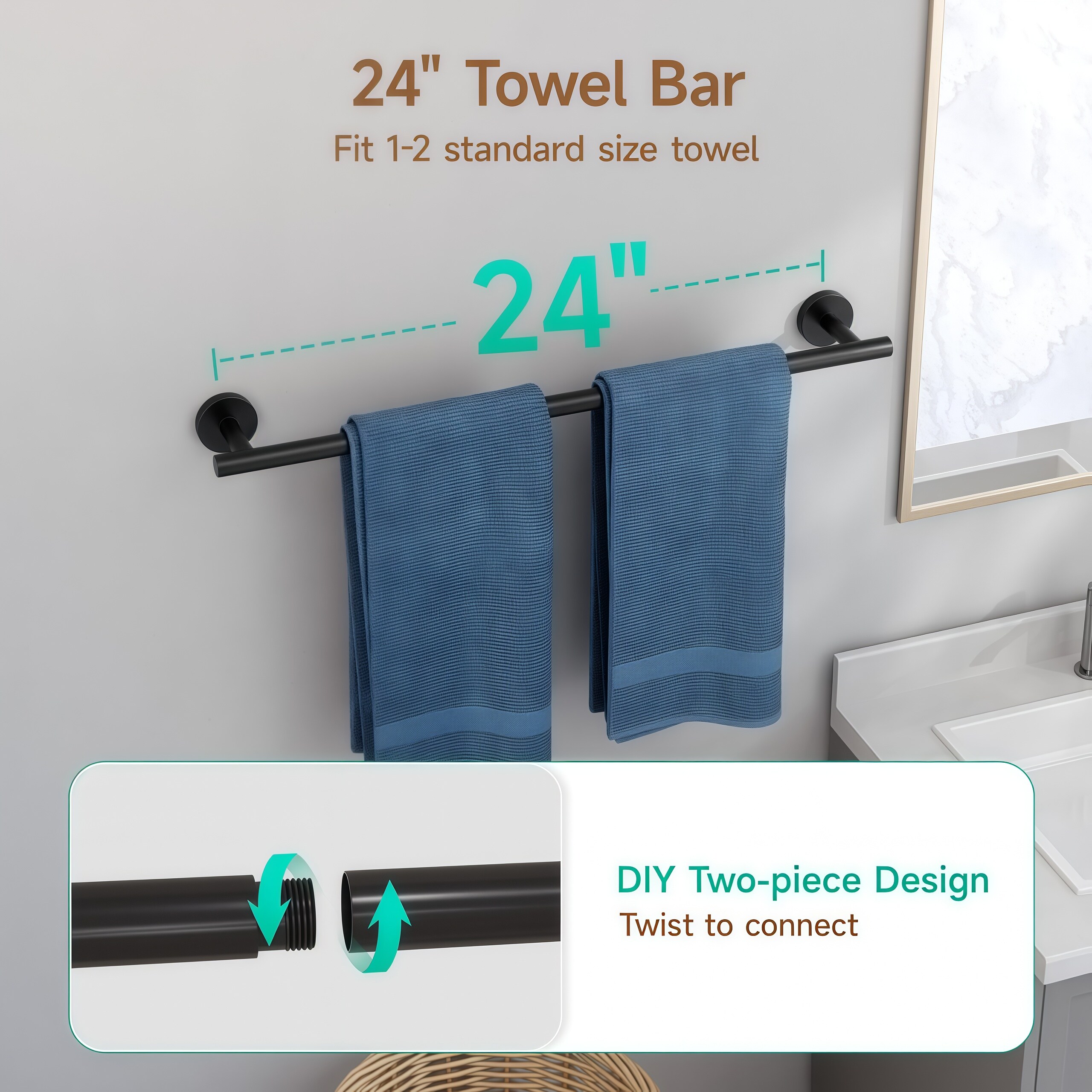 Numhew NHSEAN7508 Towel-Trees - View #3