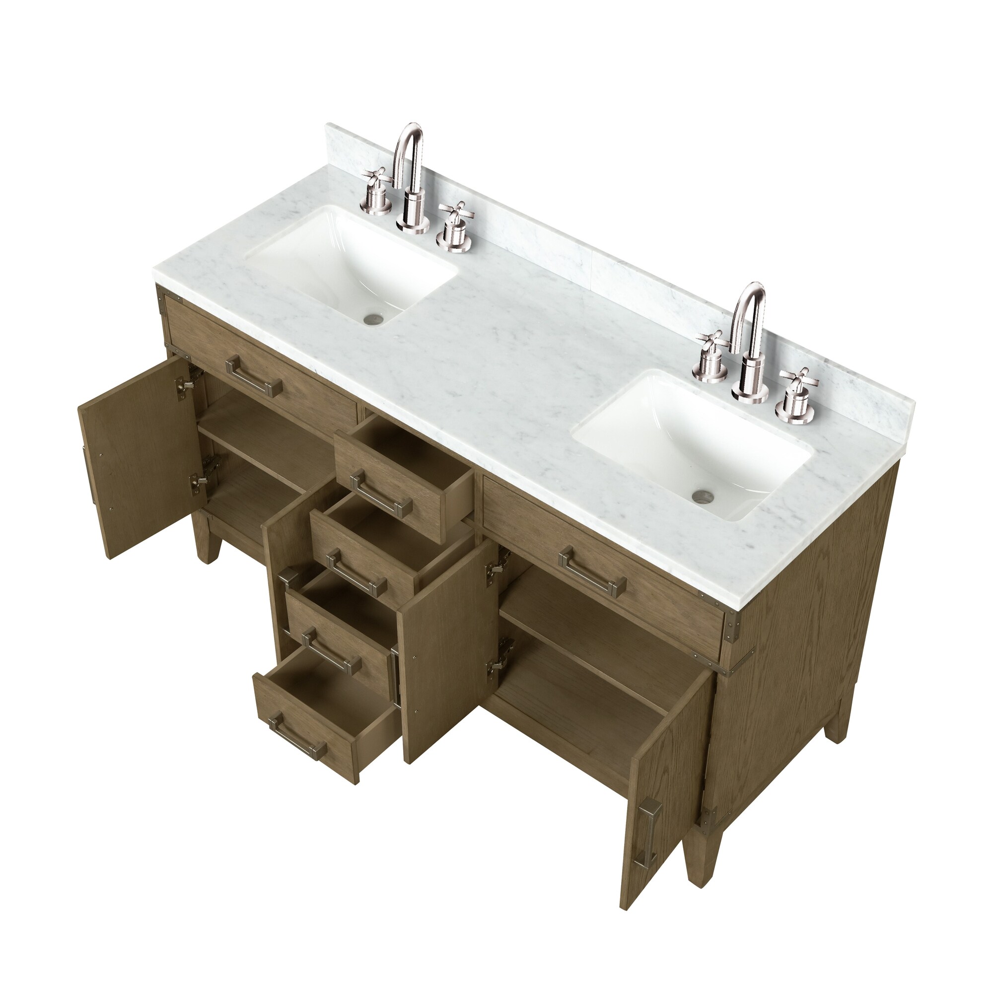 Lexora LVW60DR101 Bath-Vanity-Combo - View #2