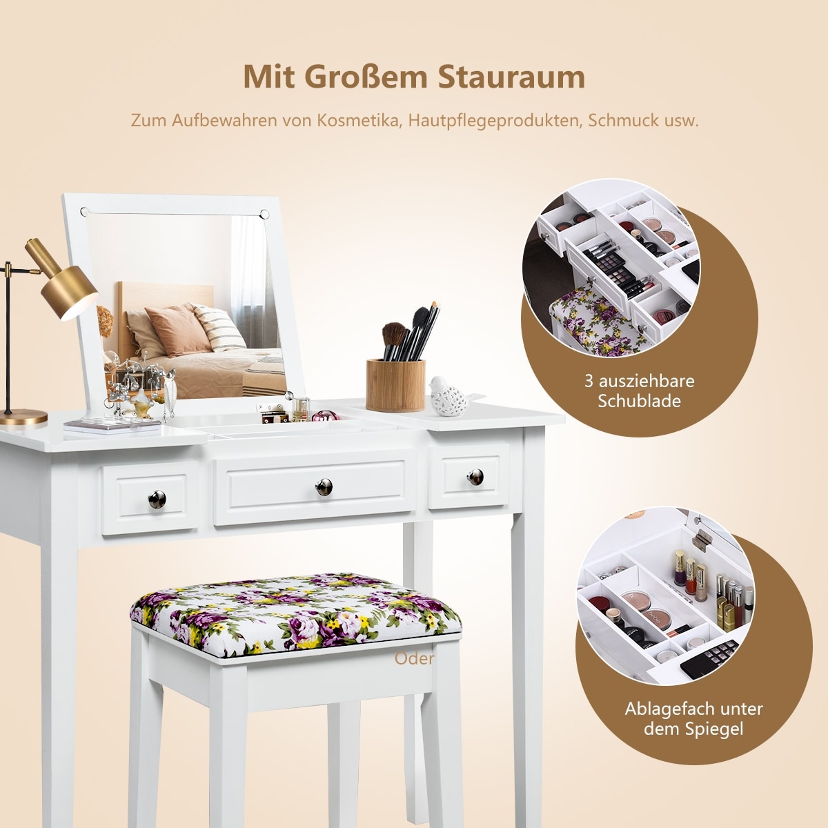 Fenbeli QLLSFENH426 Bedroom-Vanities - View #9