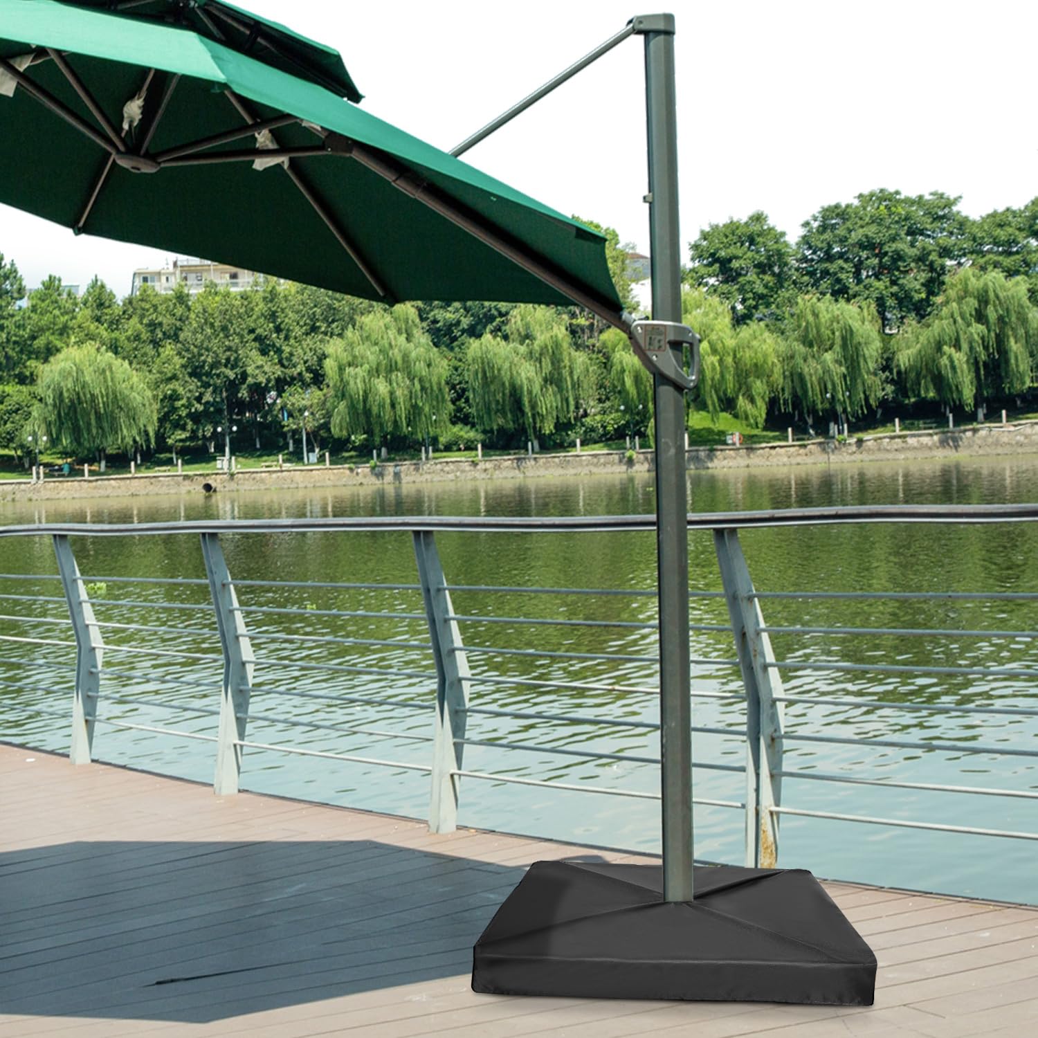 Vrbgify Patio Umbrella Base Cover 30x30x5 Inch Waterproof Oxford Cloth ...