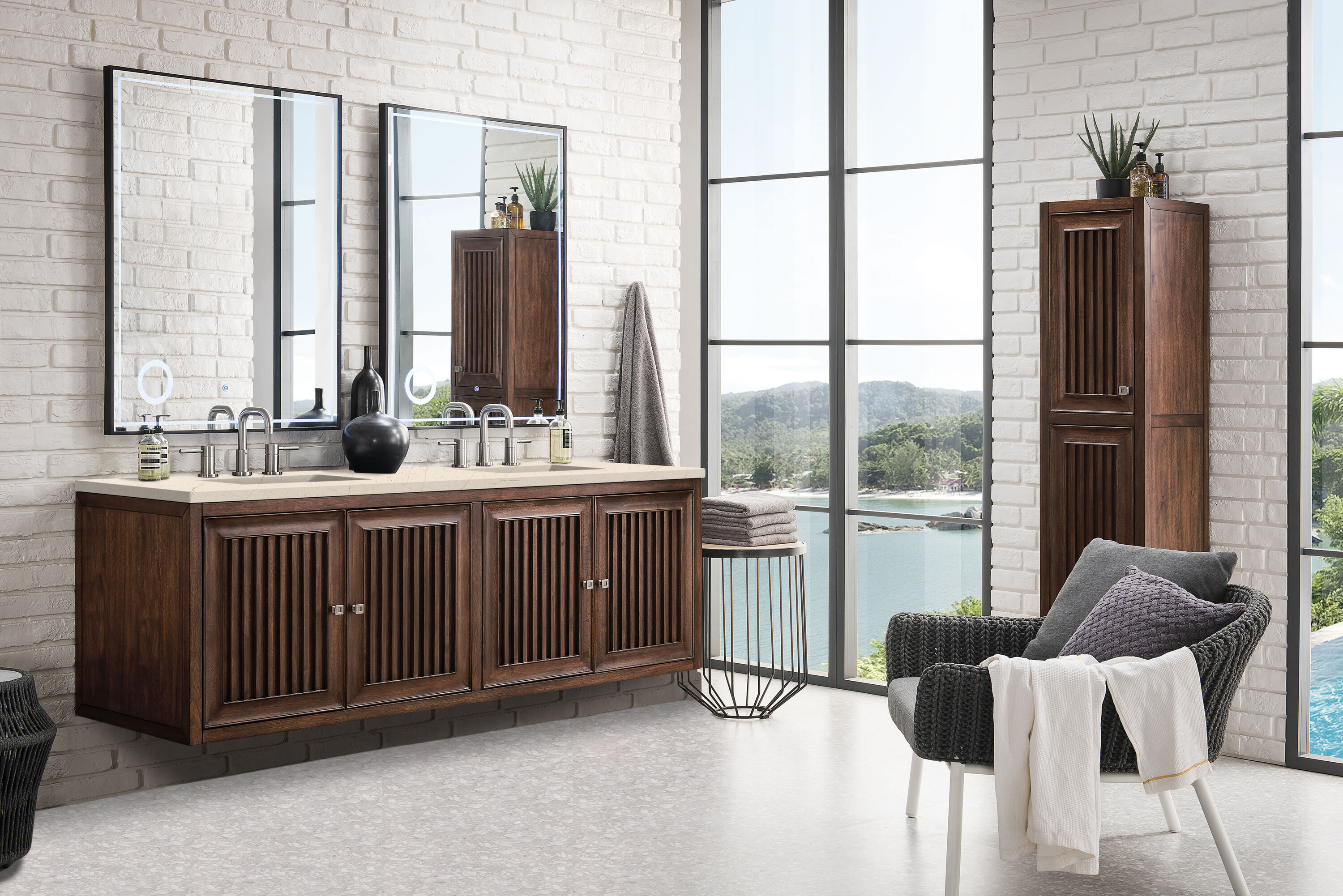 James Martin Vanities E645-V72-MCA-3EMR Bath-Vanity-Combo - View #4