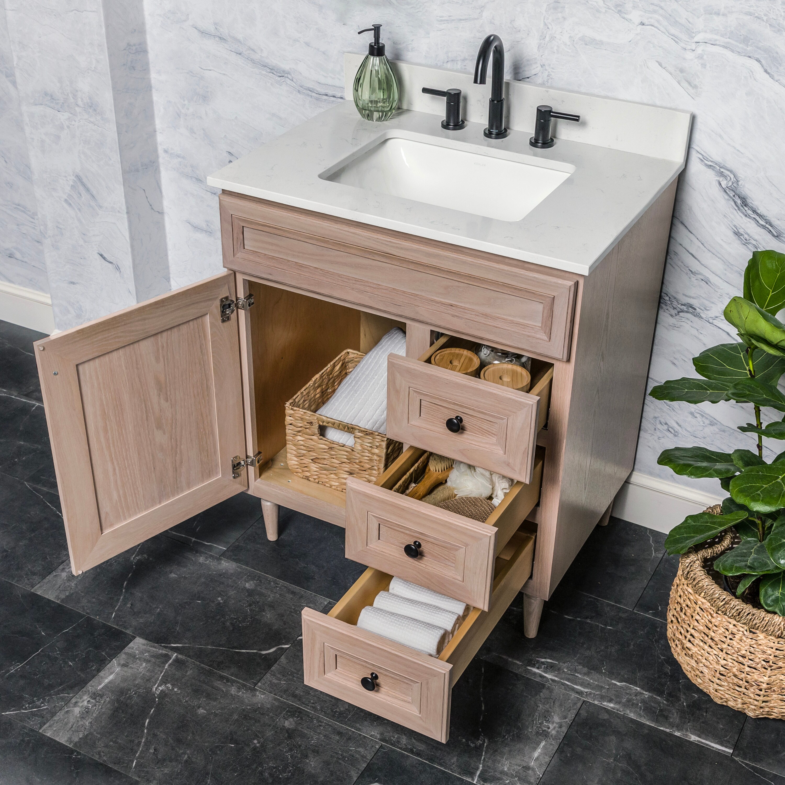 Diamond C30W30357 Bath-Vanity-Combo - View #3