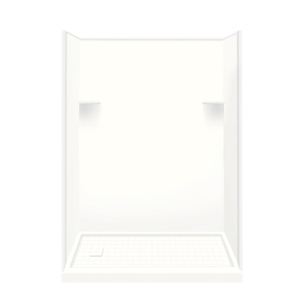 Style Selections White 32in x 60in x 75in Alcove Shower Kit (Left