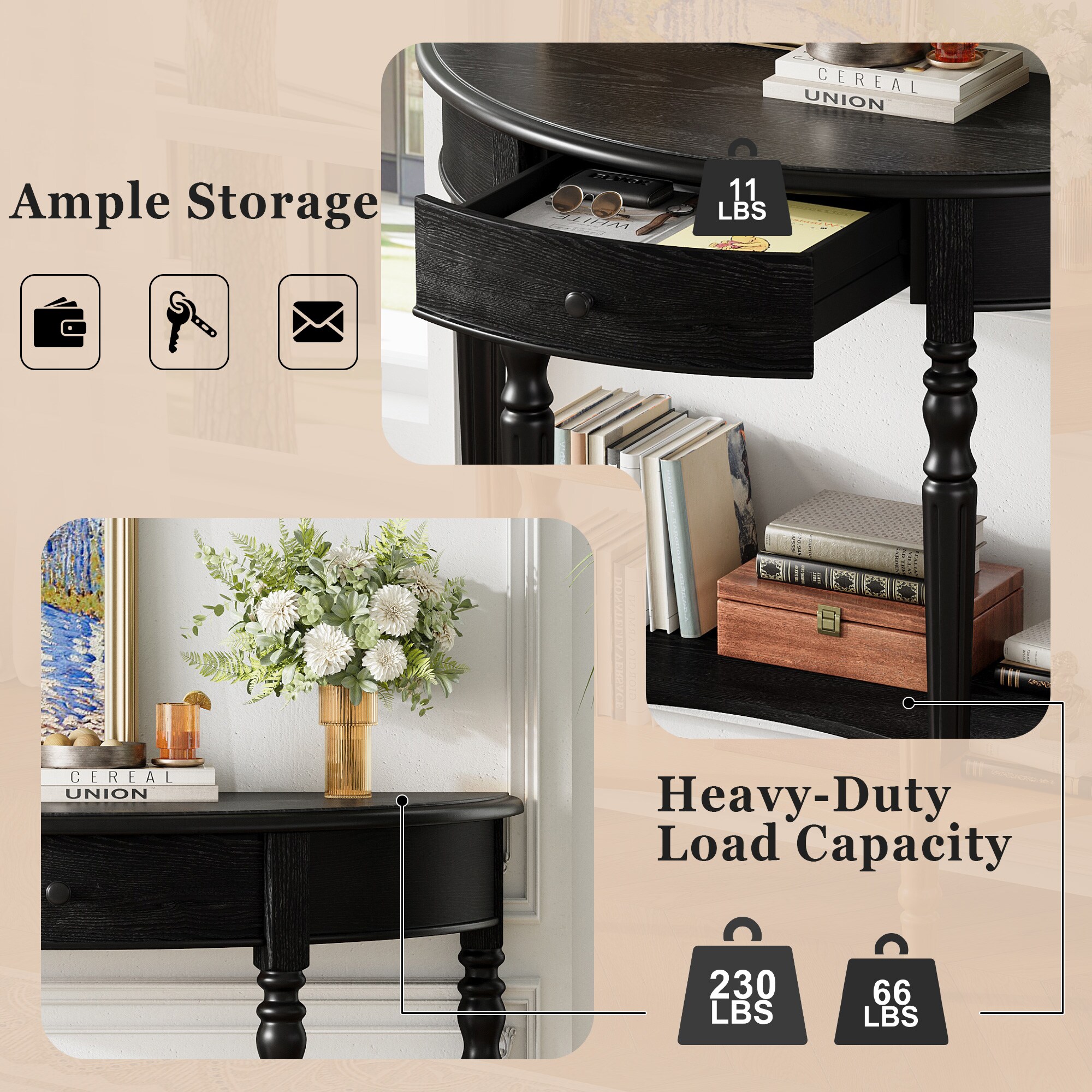 AHIOU HOME ZAAH-CT193442D Console-Sofa-Tables - View #12