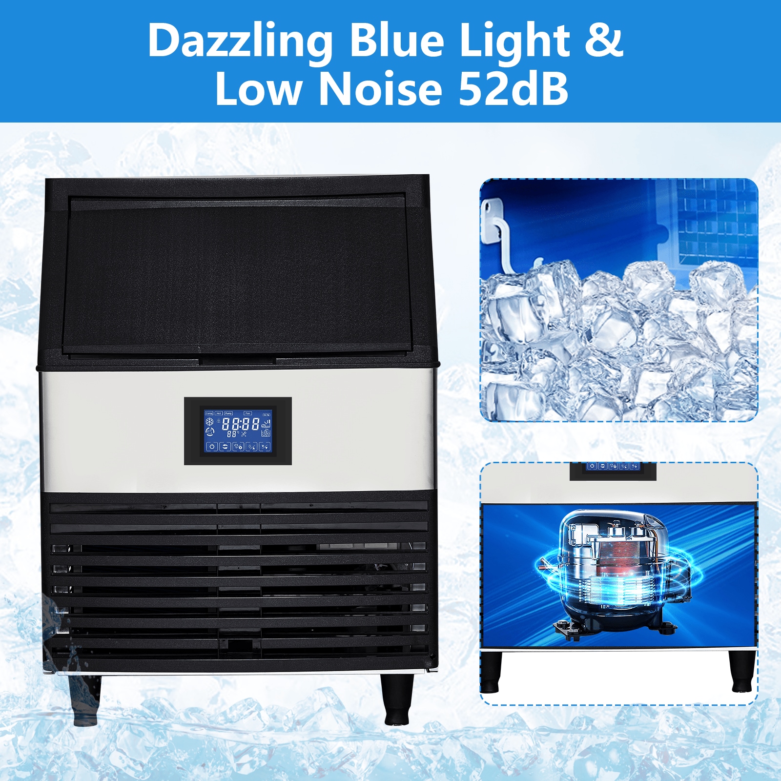 Qeetex CJ-PHO-108G0BCJ Commercial-Ice-Makers - View #7