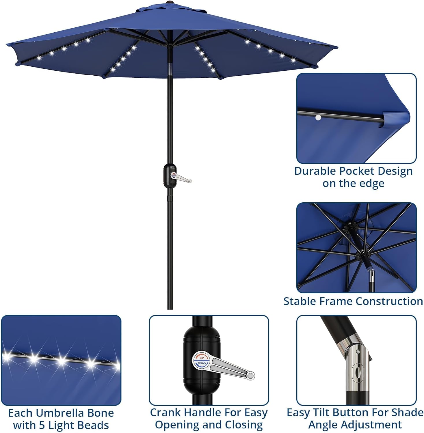 Qeetex PATIO-PPG3F8G Umbrellas-2 - View #2