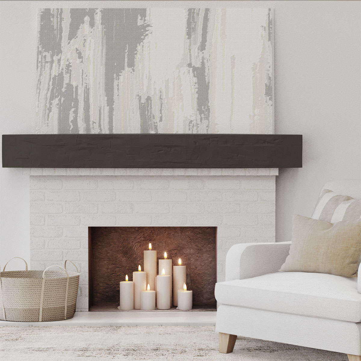 Ekena Millwork MANUHH08X10X36NS Mantel-Shelves - View #6