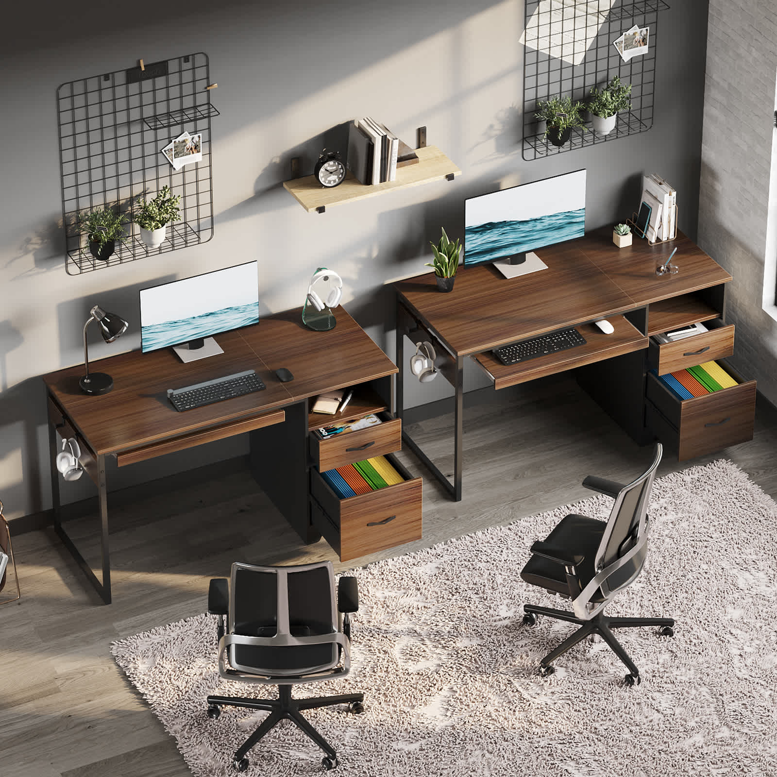 Bestier LOW-H104612N-CRY desks - View #2