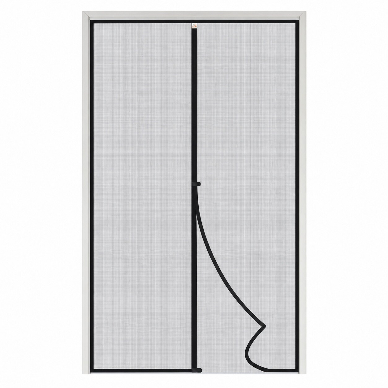 Etokfoks Fiberglass Magnetic Screen Door 1 Pack Double Sewed Close ...
