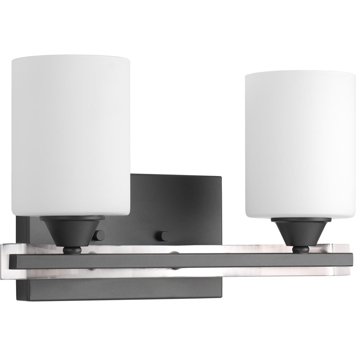 Progress Lighting P300145-143 Dart 14-in 2 -Light Black Modern/contemporary Vanity light