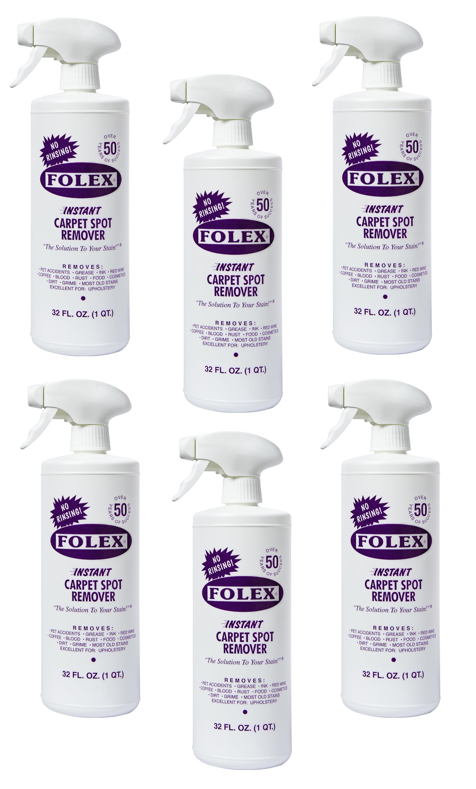 FOLEX  Instant Carpet Spot Remover 32 oz Pack of 6