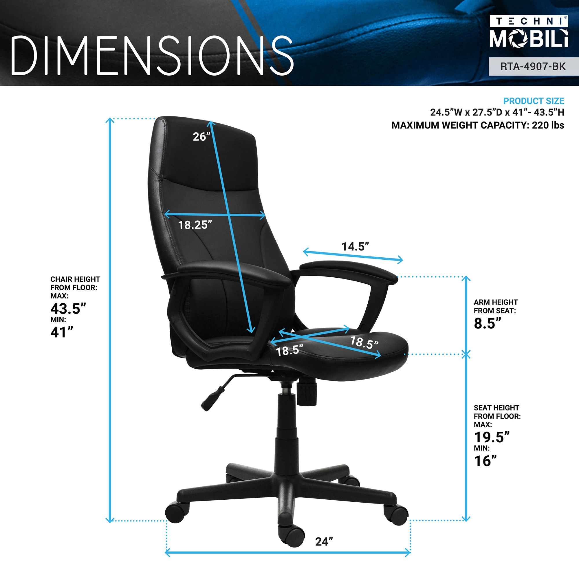 CASAINC CR-A86605 Office-Chairs - View #7