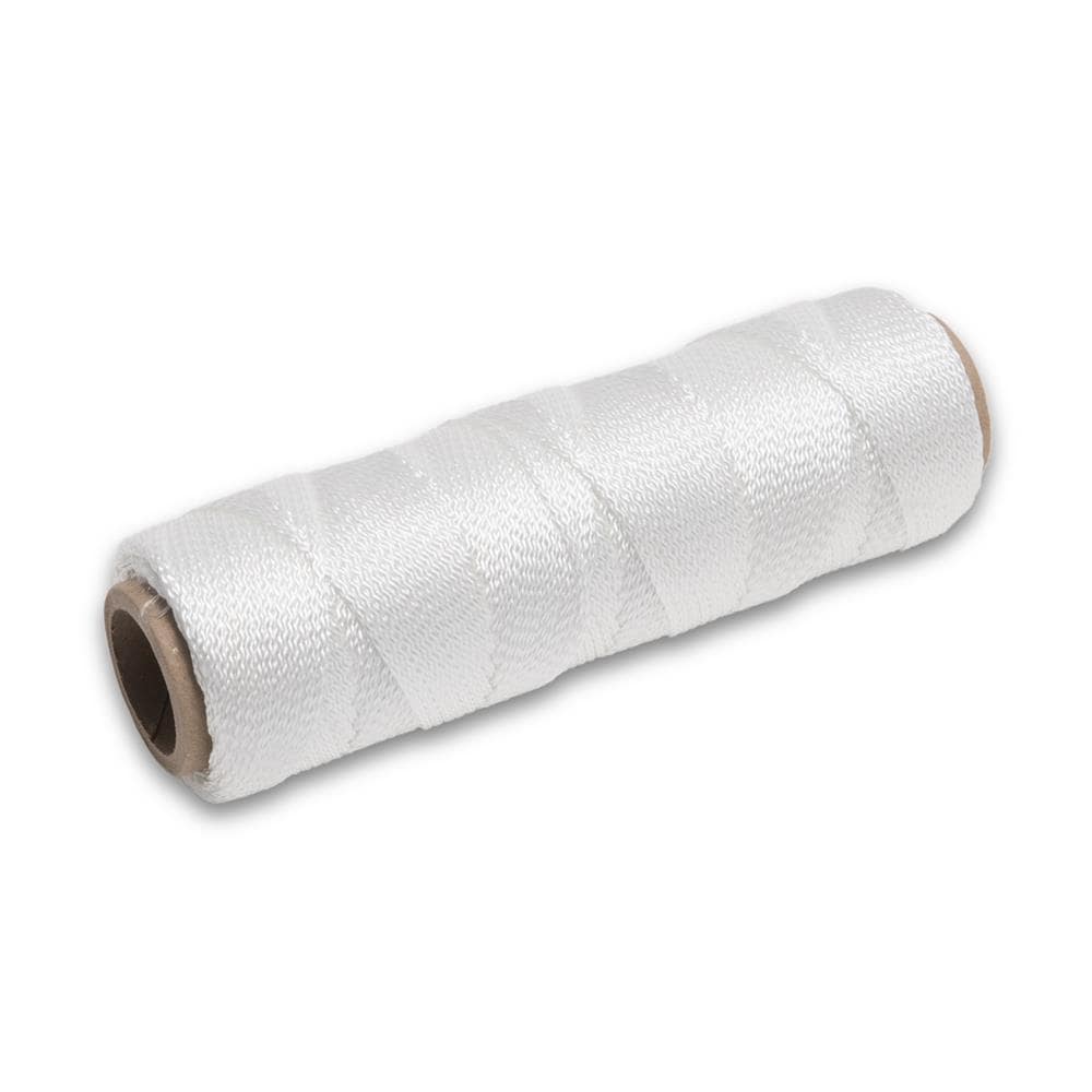 Marshalltown 250-ft White Braided Nylon Mason Line String in the String &  Twine department at