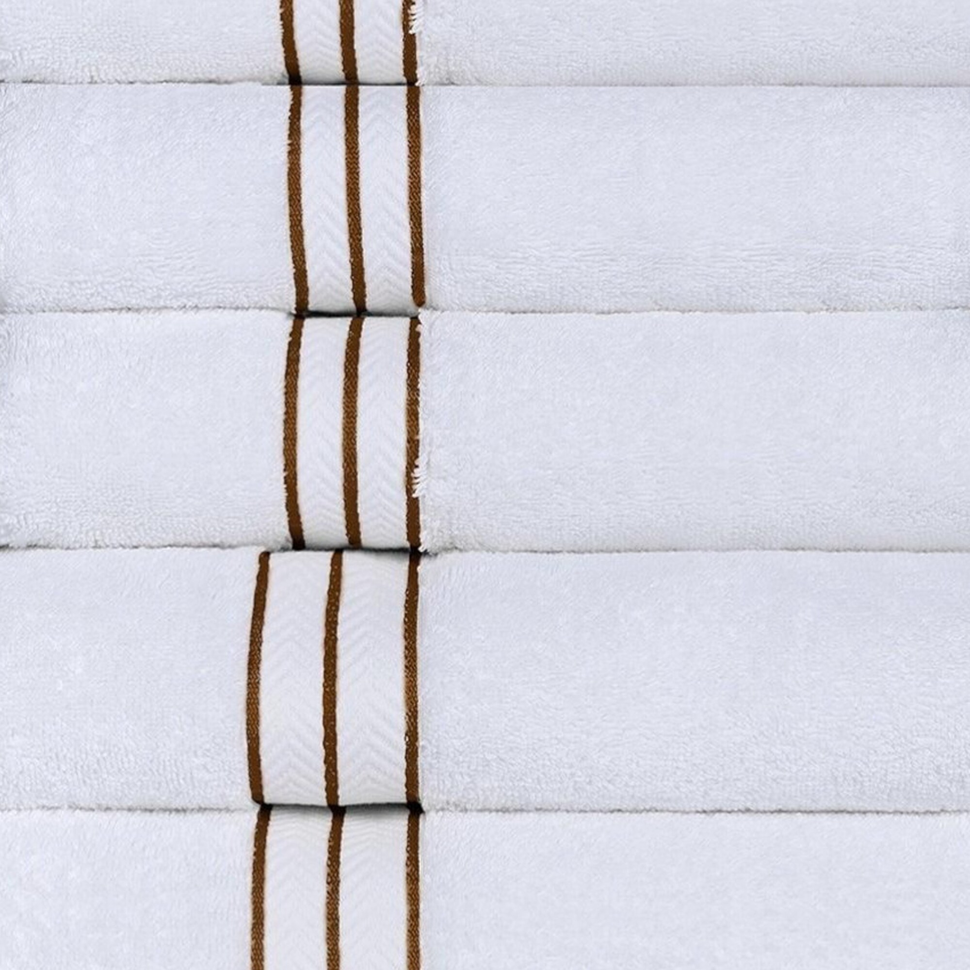 Slickblue 3/10 Piece Turkish Cotton Quick Dry Solid Terry Loop Bath ...