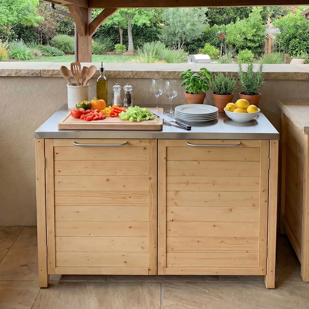 Small Outdoor Storage Material Wood
