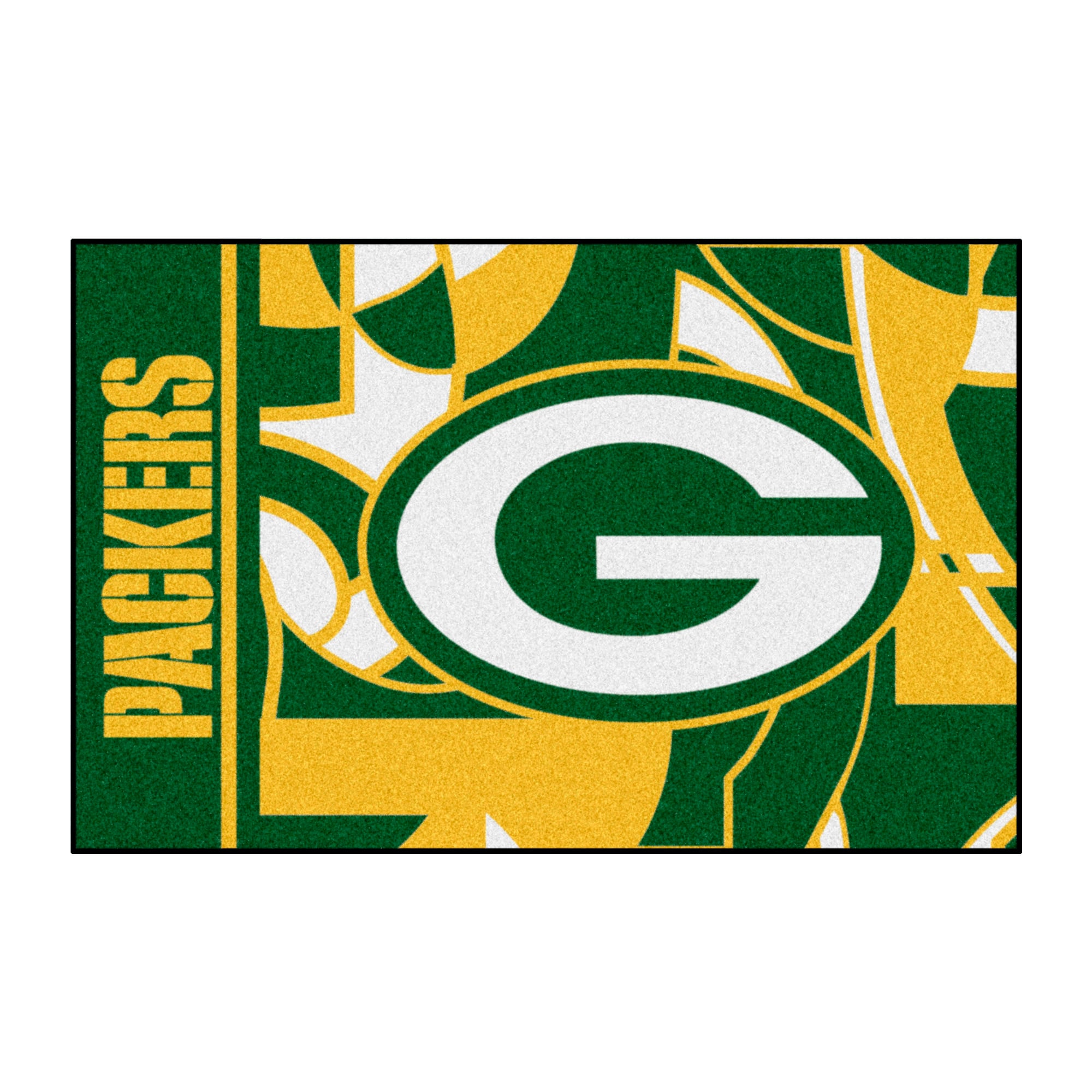 FANMATS NFL Green Bay Packers Green 2 ft. x 2 ft. Round Area Rug