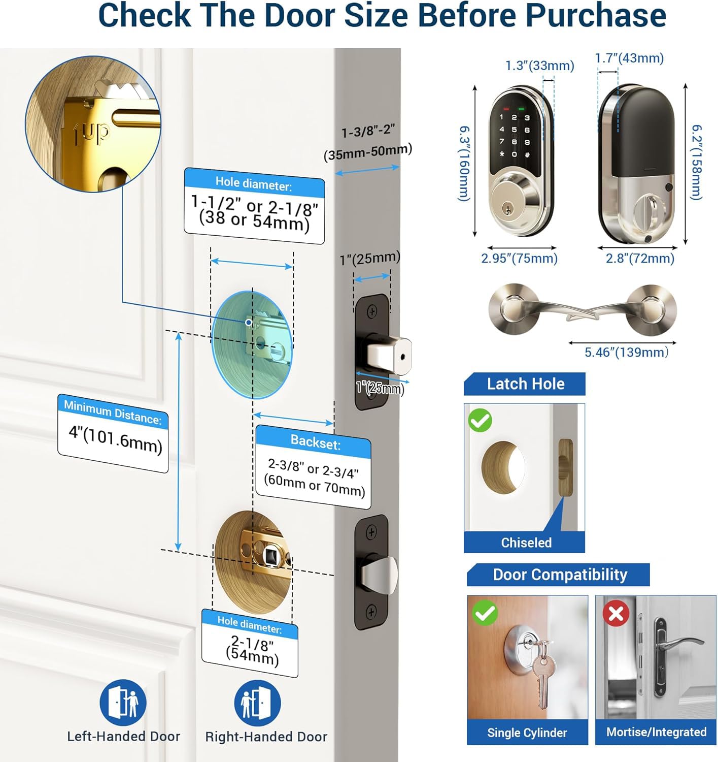 Afoxsos LAF0813F477 Electronic-Door-Locks - View #6