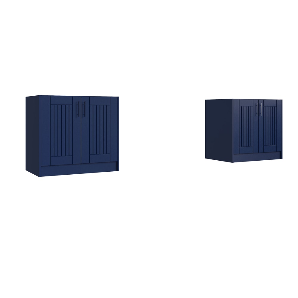 WeatherStrong WSE72WC-DSB Daytona 3 -Piece 73.25-in W x 25.5-in D x 34.5-in H Modular Outdoor Kitchen Set