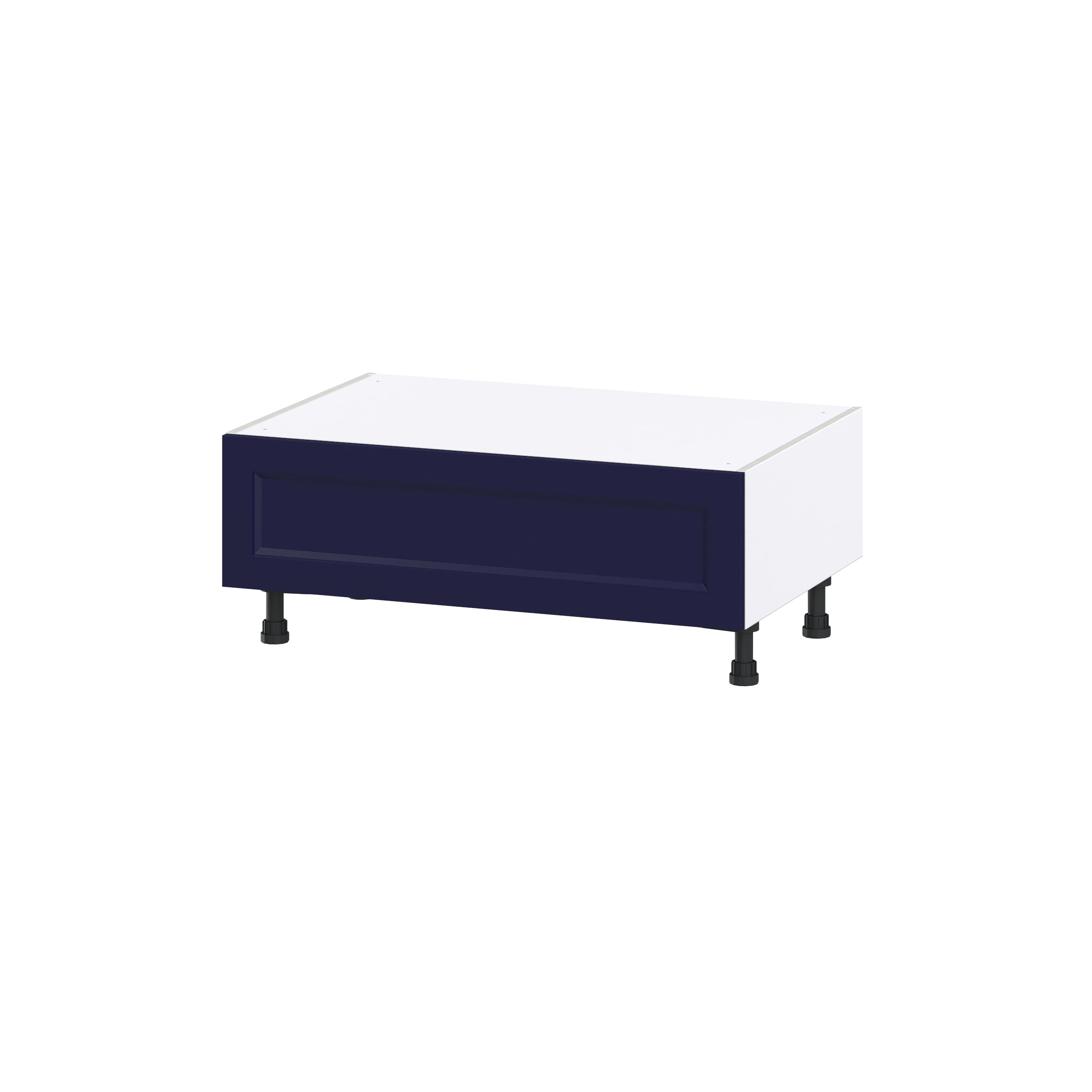 Hugo&Borg Lorette 30-in W x 14.5-in H x 24-in D Navy Blue 1-Drawer Base Fully Assembled Cabinet