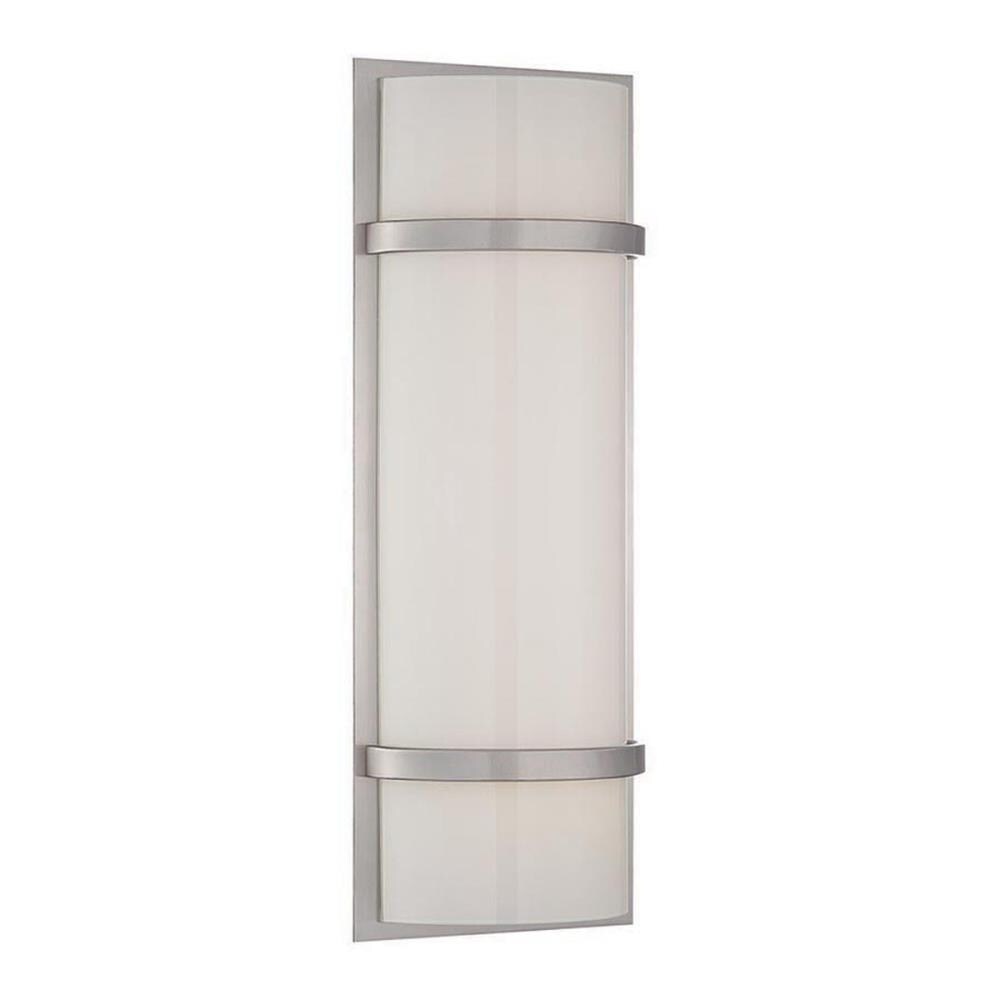 dweLED Vie 8-in W 1-Light Brushed Nickel Modern/Contemporary Wall ...