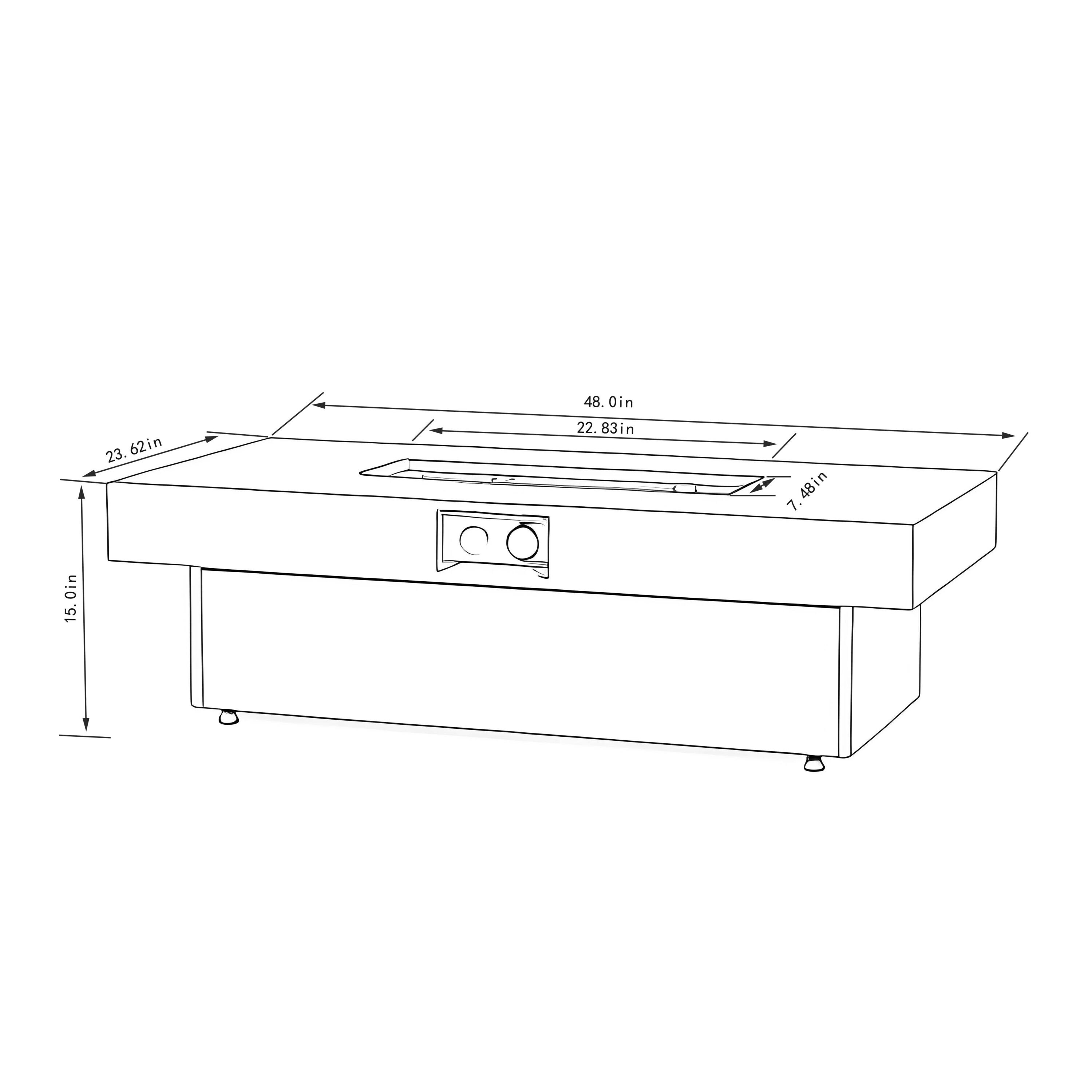GDFStudio 350317 Outdoor-Gas-Firepits - View #11