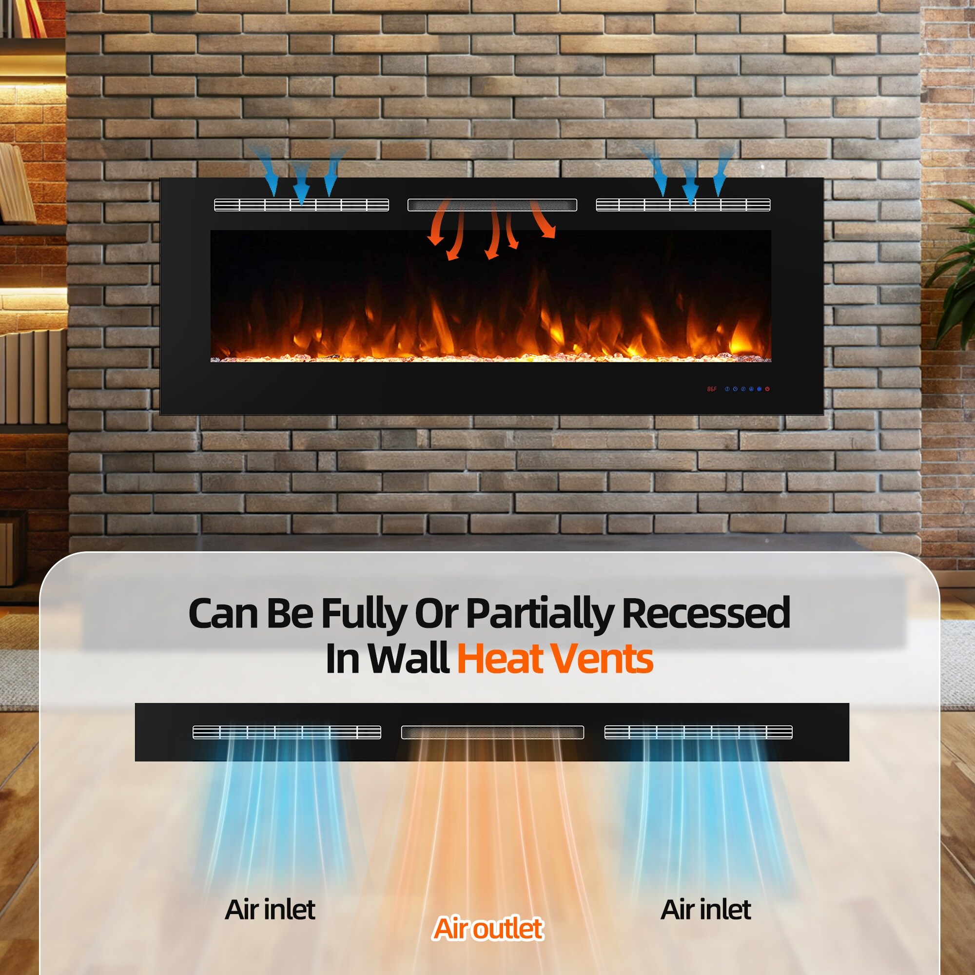 EdenDirect LW-EF60 Electric-Fireplaces - View #5