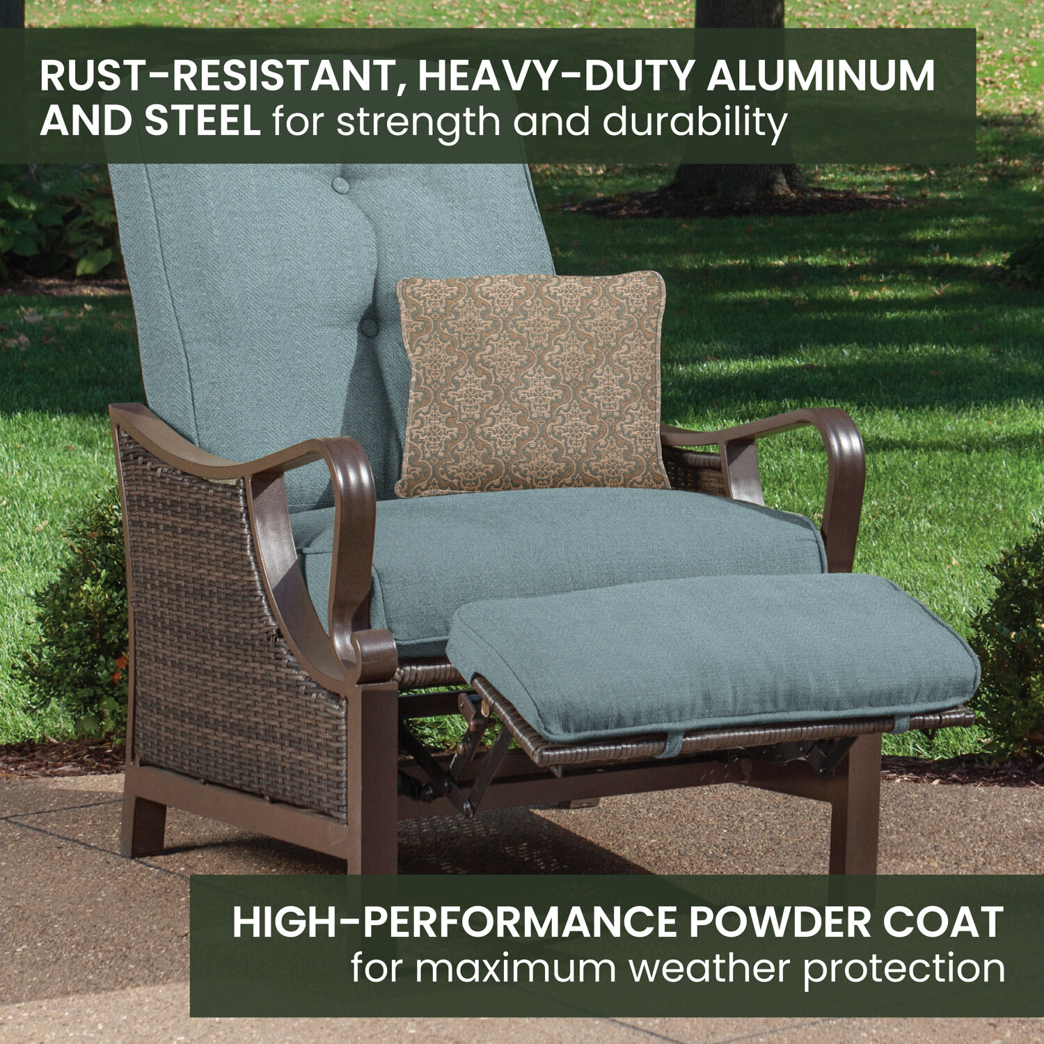 Hanover VENTURAREC-BLU Patio-Chairs - View #5