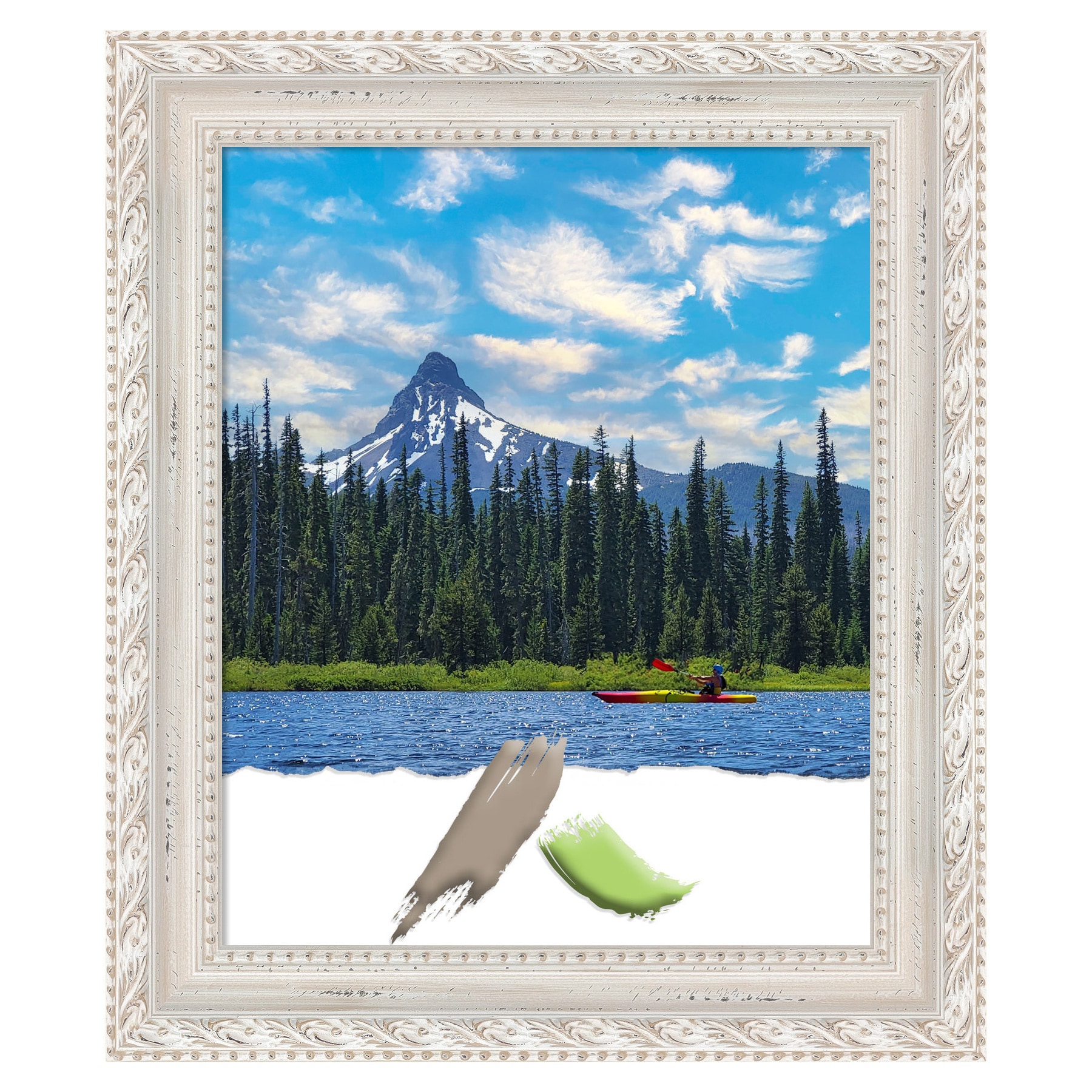 Opera Off White 18"x22" Wood Picture Frame